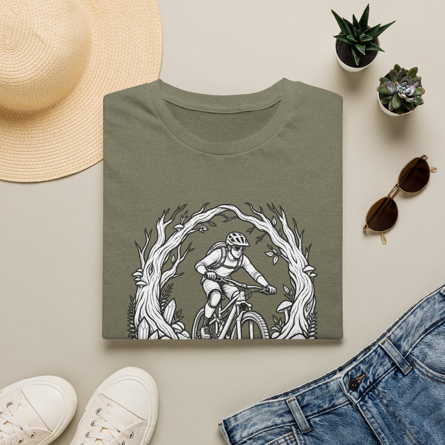 Mountain Biking T‑Shirt — 'Therapy Session' Cyclist Graphic Tee