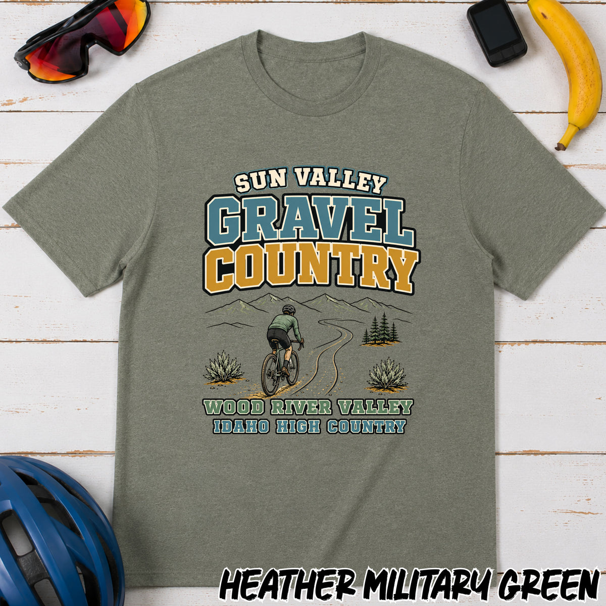 Sun Valley Gravel Country T-Shirt β Cycling Race Tee