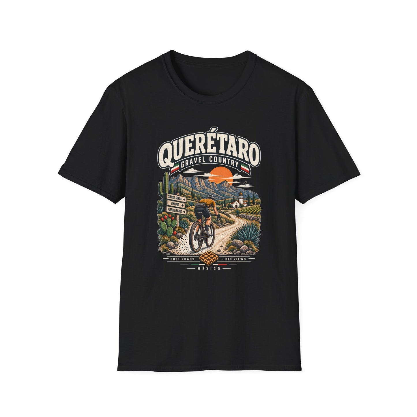 Querétaro Gravel Country T-Shirt — Mexico Gravel Race Tee