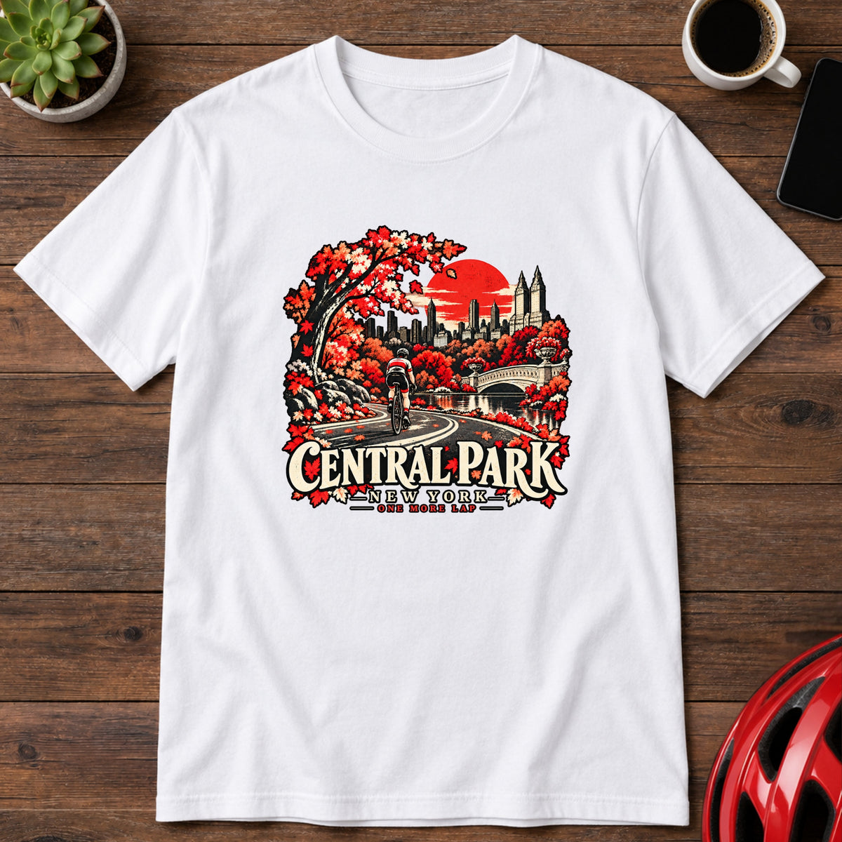 Central Park New York Cycling T-Shirt
