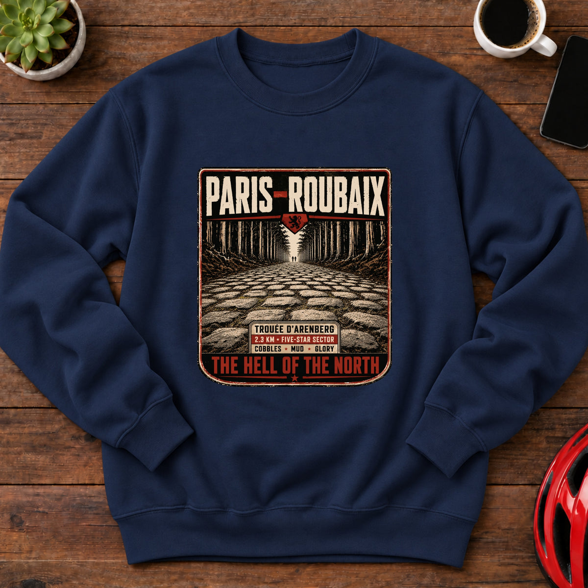 Paris-Roubaix The Hell of the North Cycling Sweatshirt(Global)