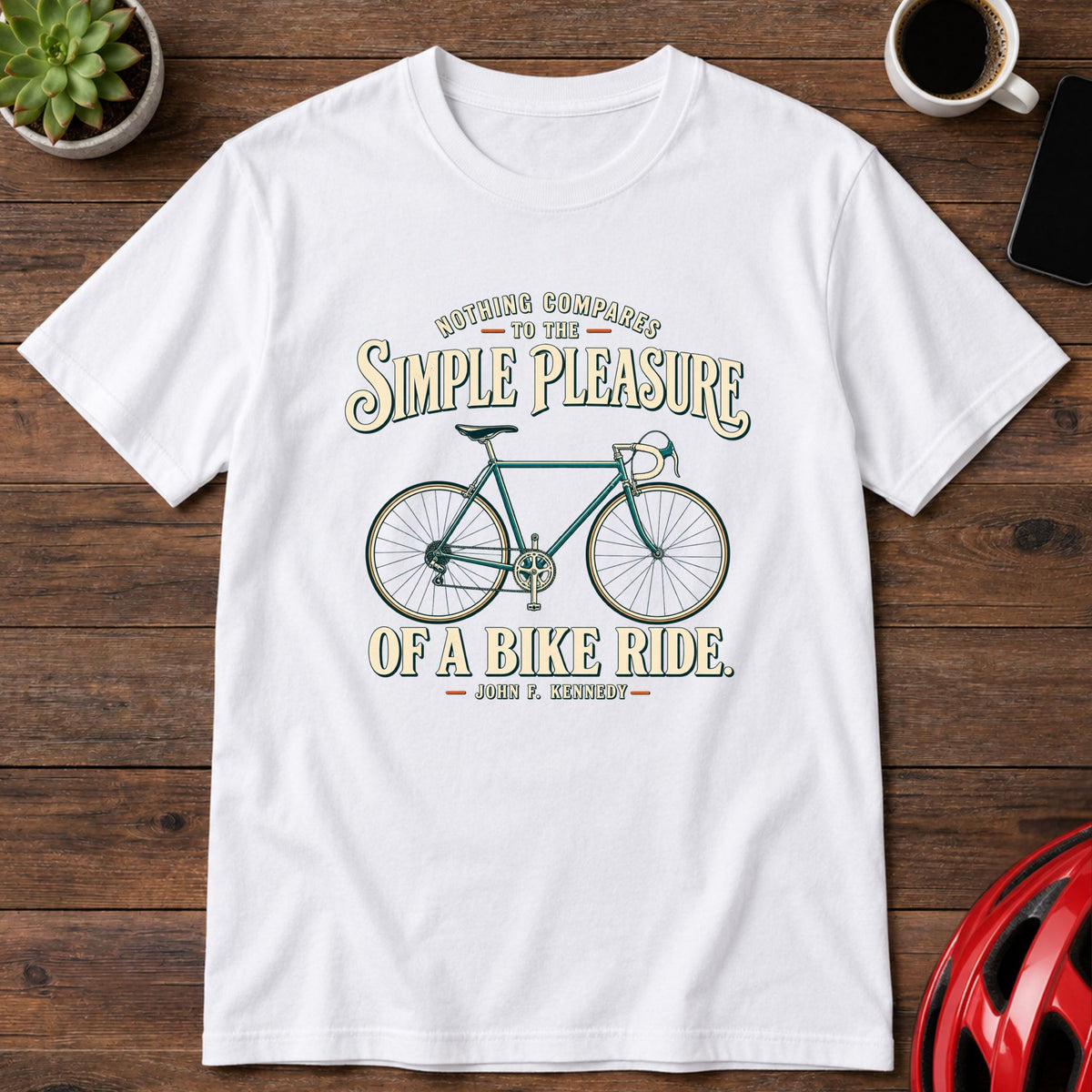 Simple Pleasure Bike Ride T-Shirt(Global)