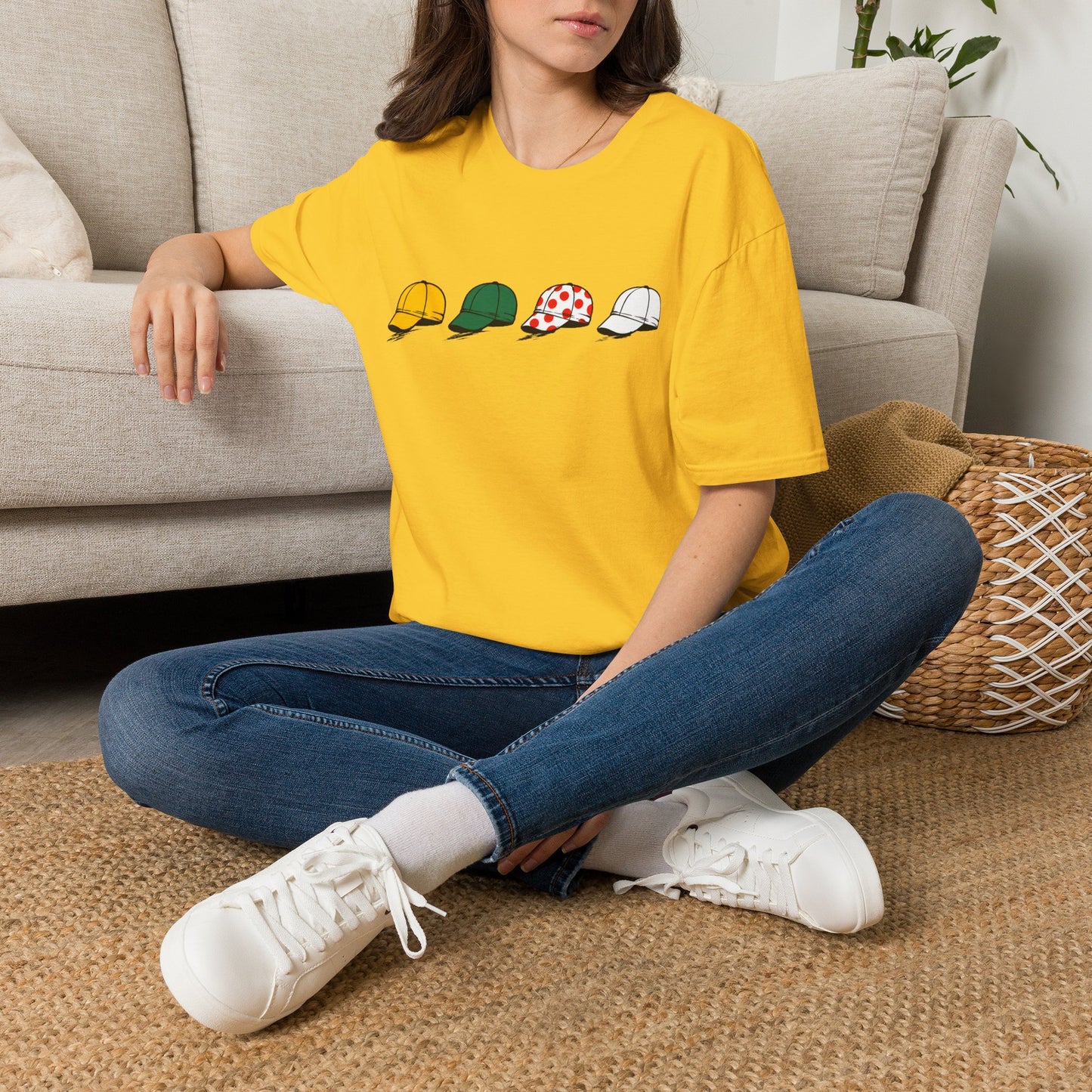 Tour de France Cycling Caps T-Shirt