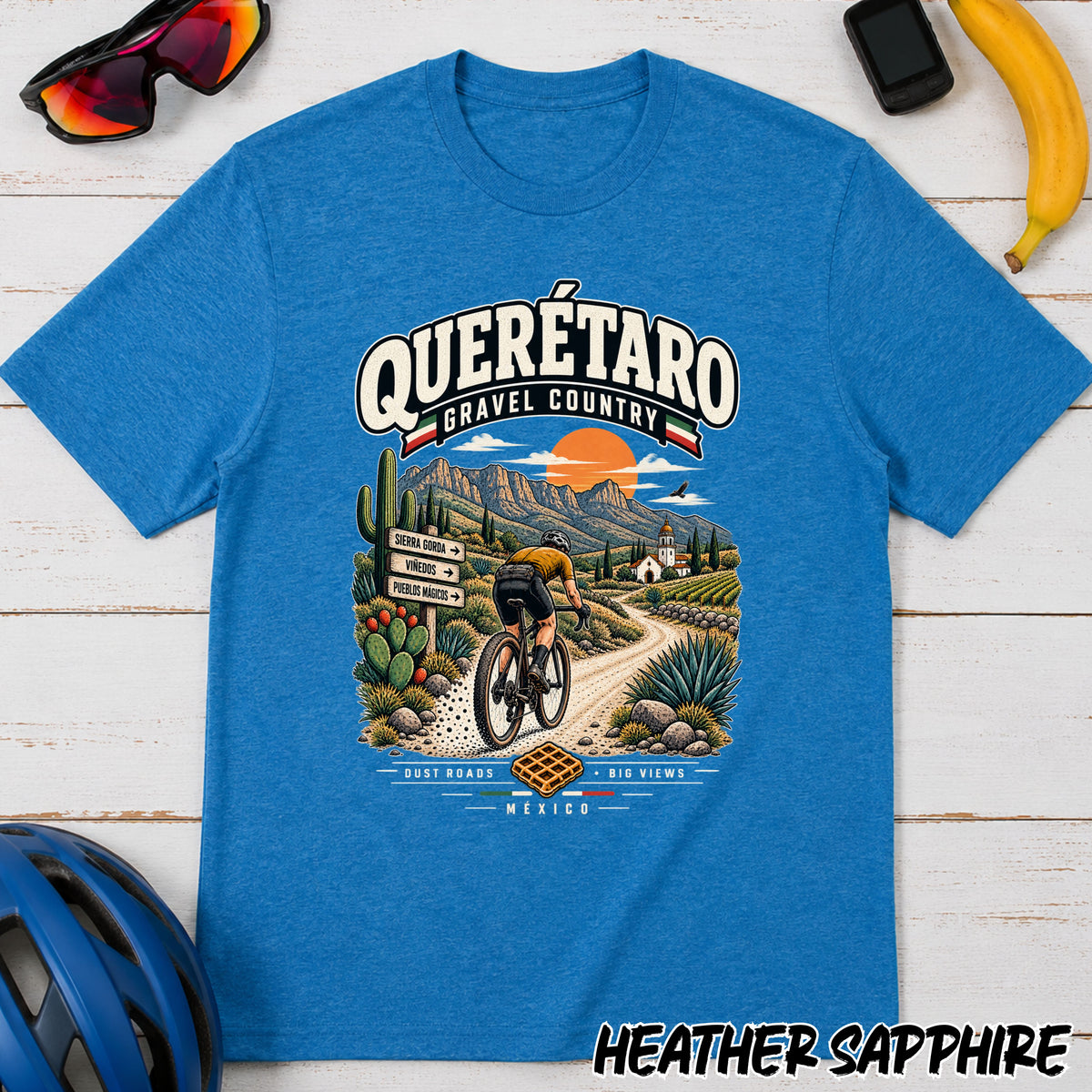 Querétaro Gravel Country T-Shirt — Mexico Gravel Race Tee