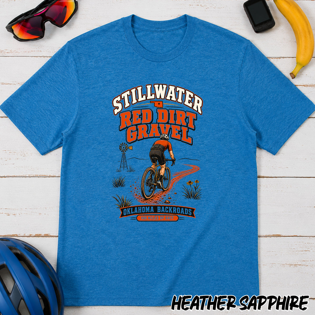 Stillwater Red Dirt Gravel T-Shirt β Oklahoma Gravel Cycling Tee