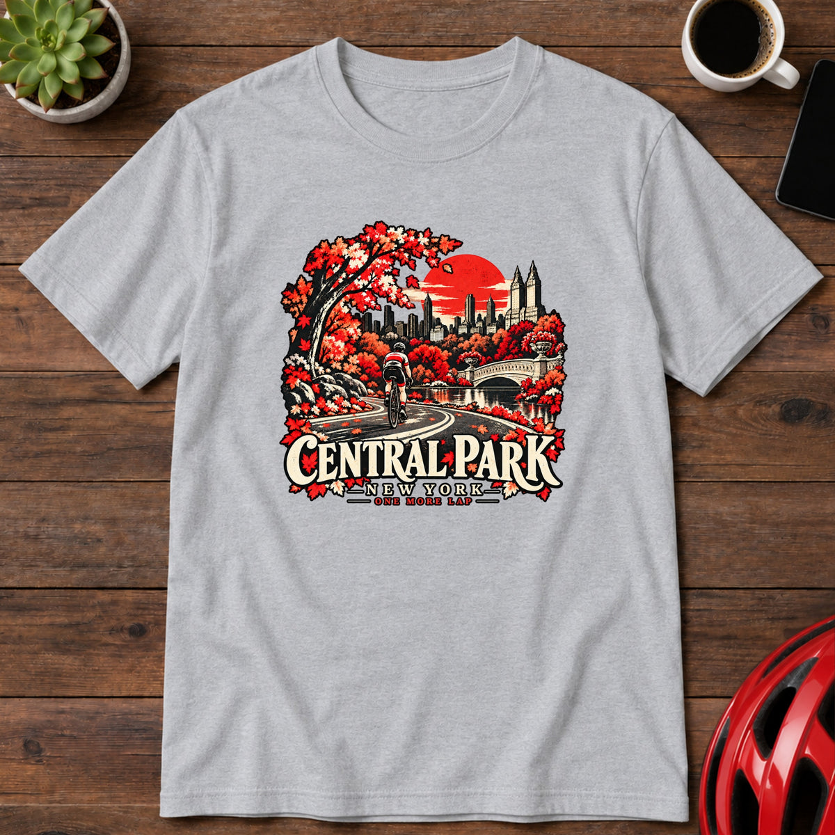 Central Park New York Cycling T-Shirt