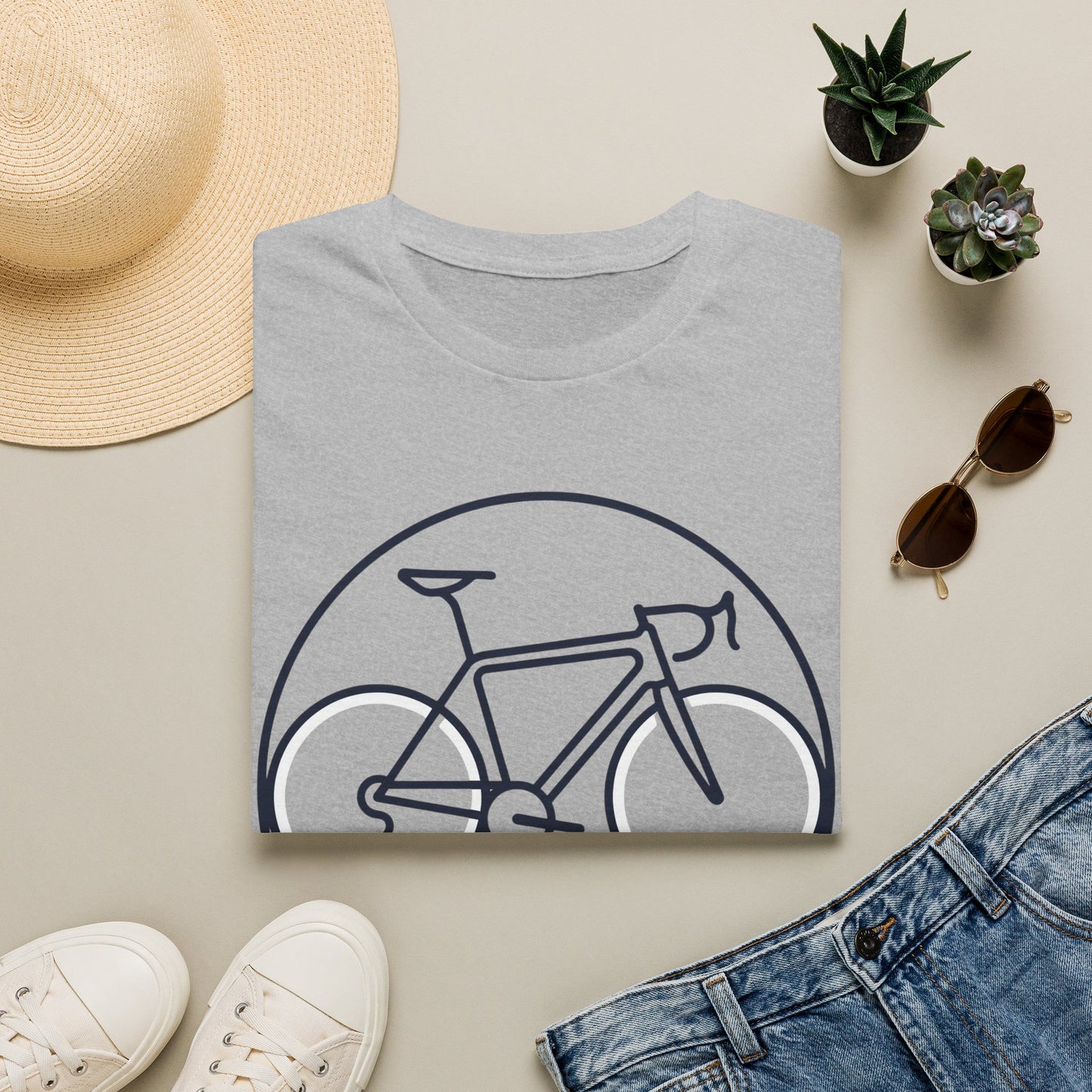 Bicycle Graphic T-Shirt β "I Ride to Burn Off the Crazy" Casual Cycling Tee