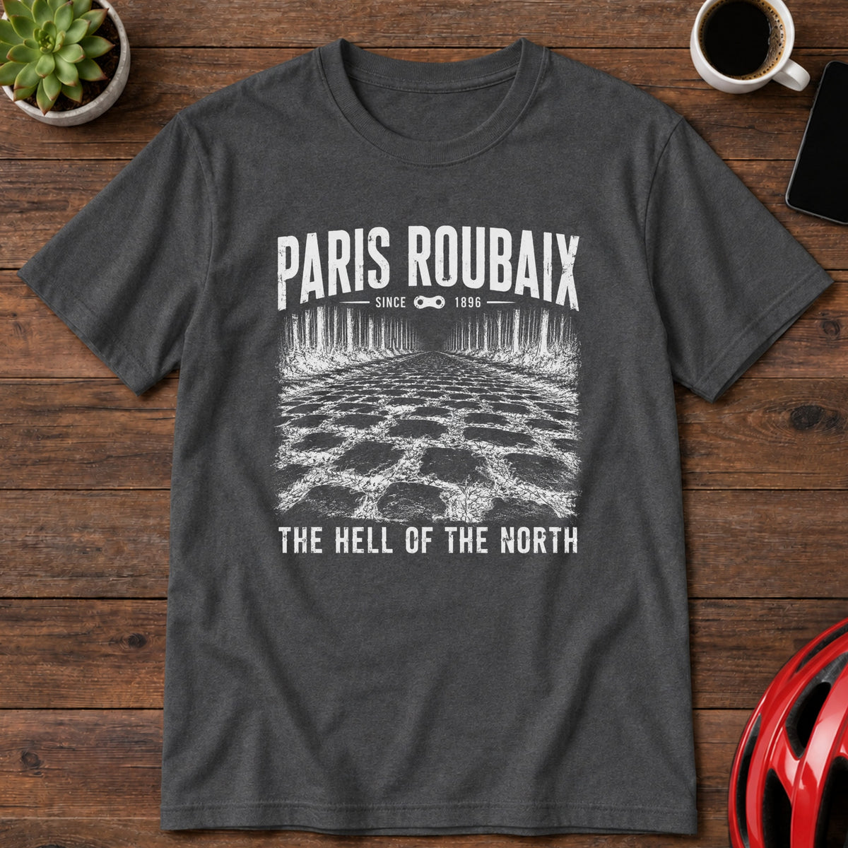 Paris–Roubaix 'The Hell of the North' Cycling T‑Shirt(Global)