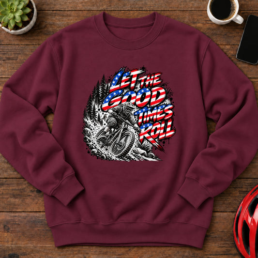 Let the Good Times Roll Downhill MTB Sweatshirt(Global)