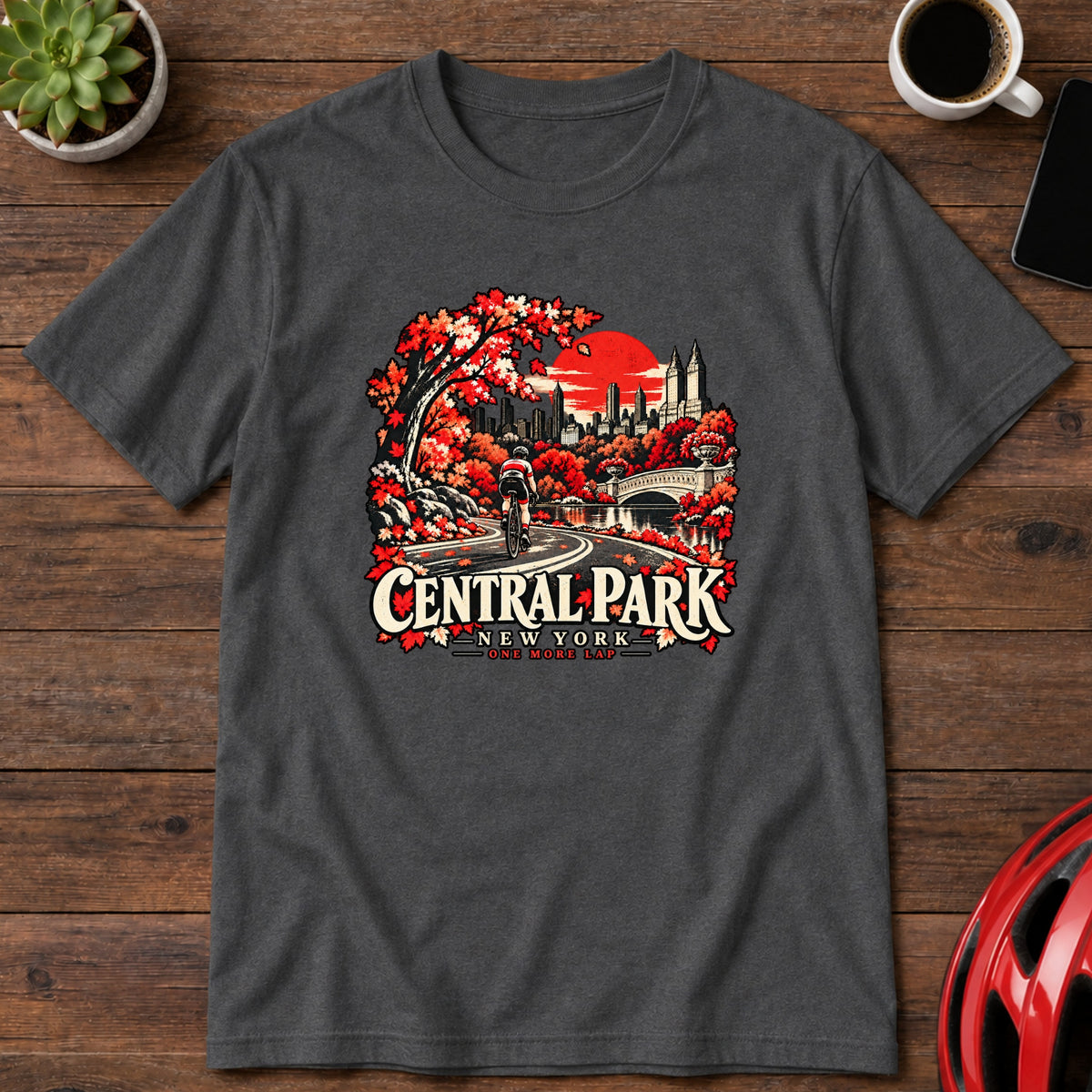 Central Park New York Cycling T-Shirt