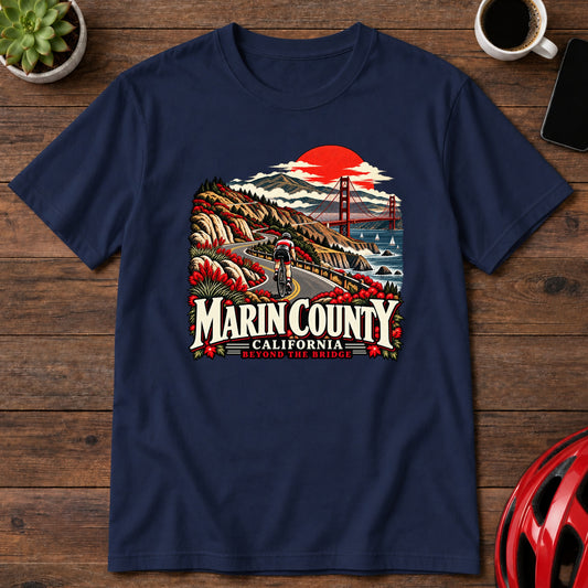 Marin County California Cycling T-Shirt(Global)