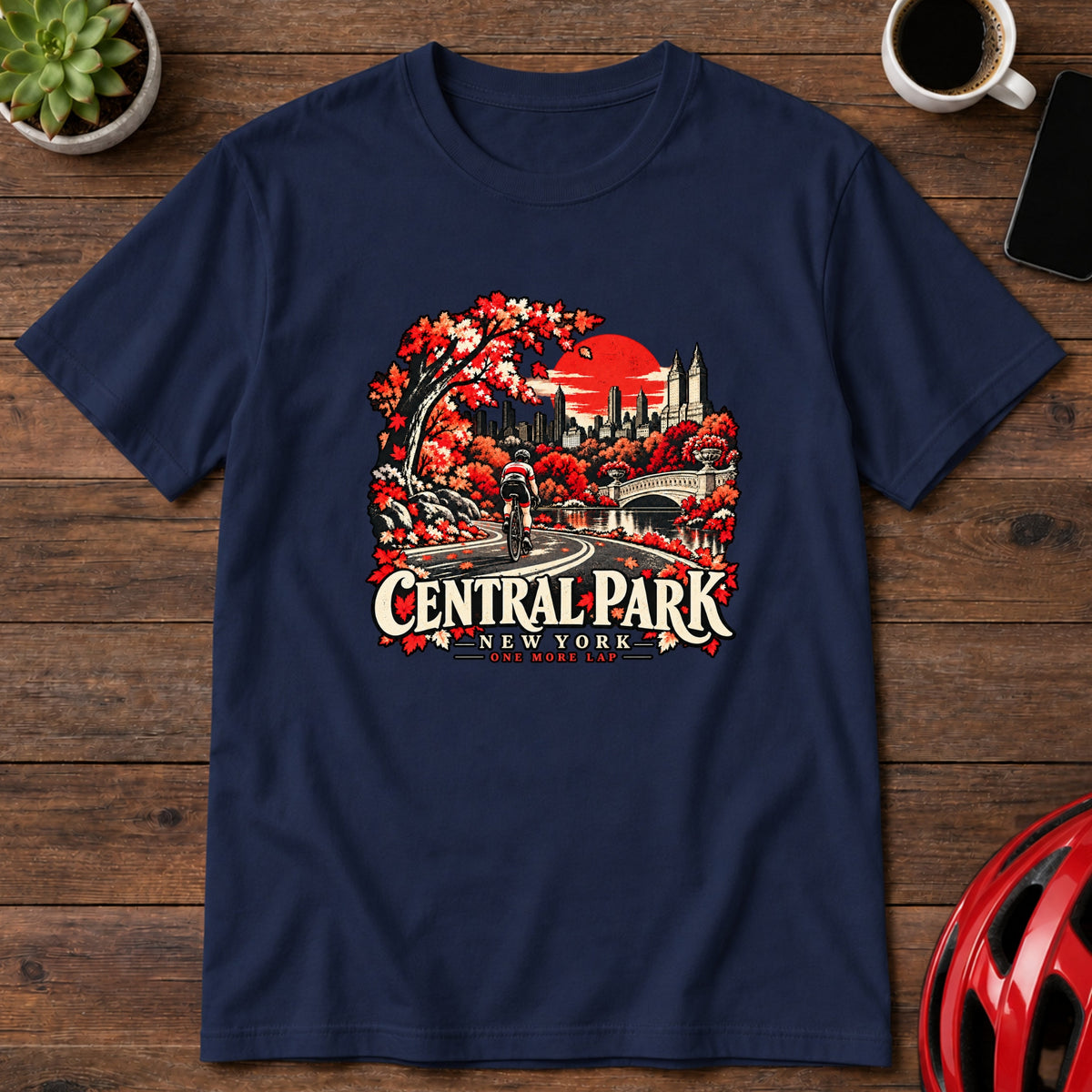 Central Park New York Cycling T-Shirt