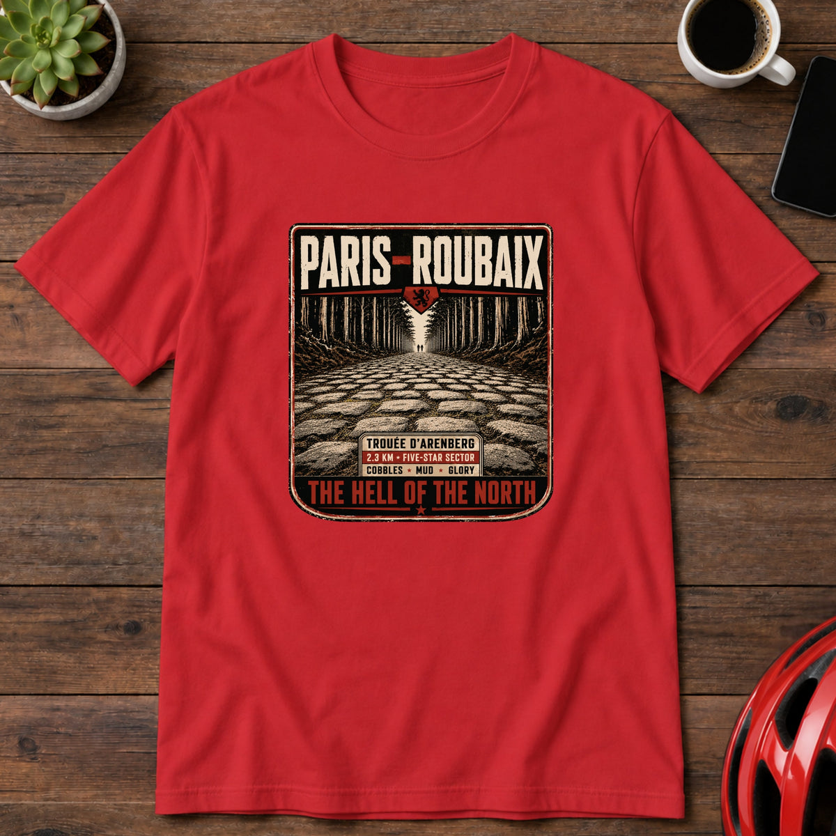 Paris-Roubaix Arenberg Cobbles T-Shirt(Global)