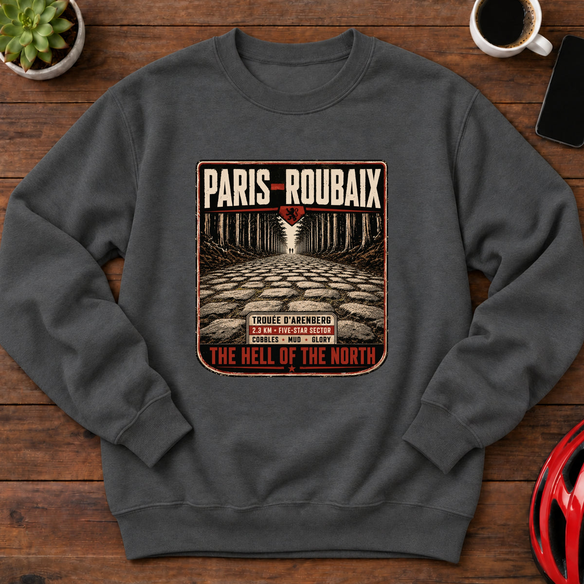 Paris-Roubaix The Hell of the North Cycling Sweatshirt(Global)