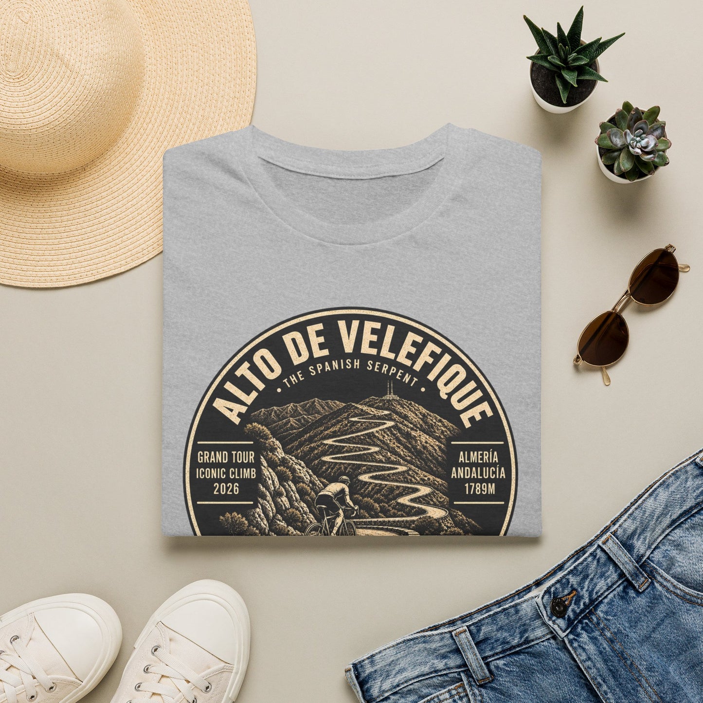 Alto de Velefique Le Vuelta T‑Shirt — Spanish Sierra Climb Tee