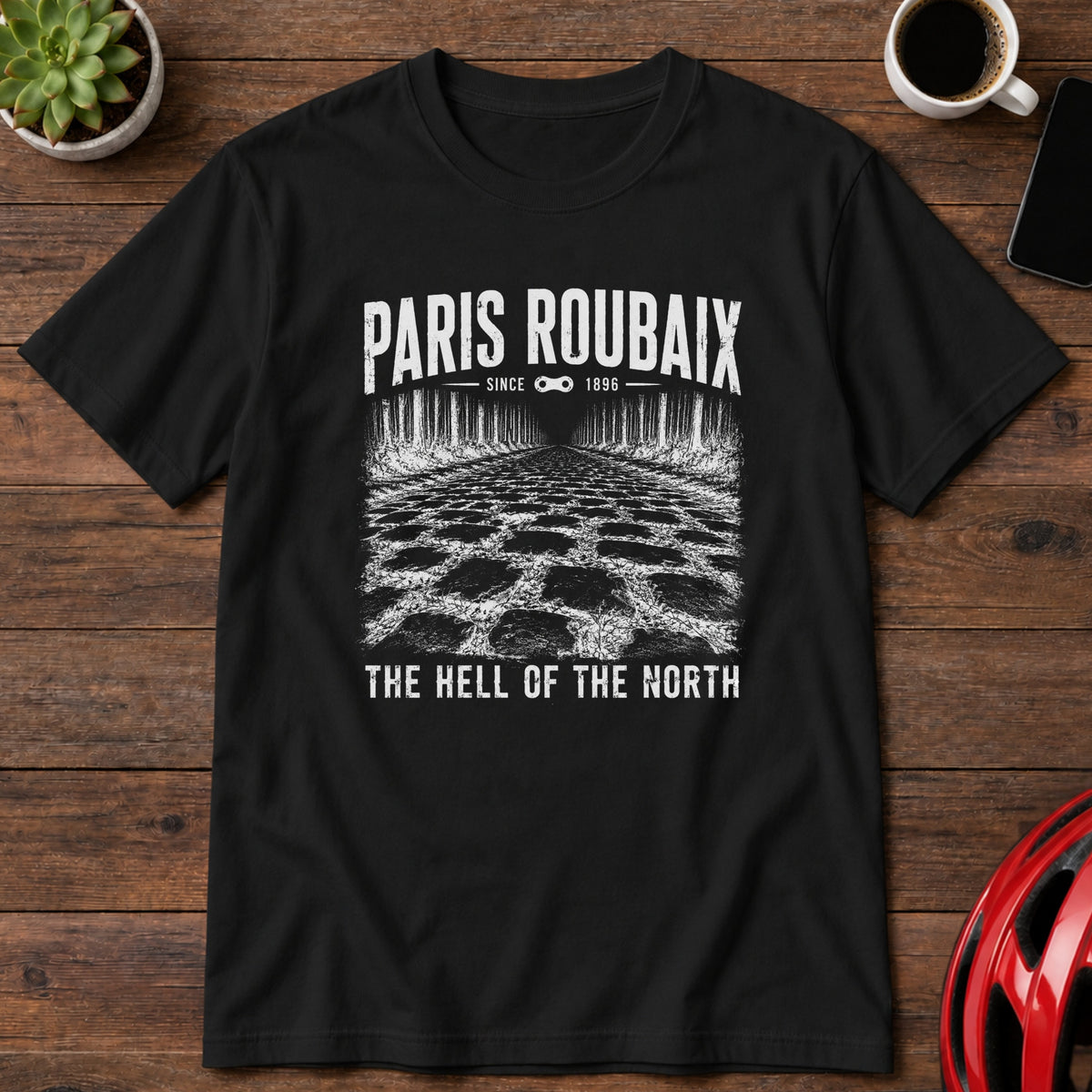Paris–Roubaix 'The Hell of the North' Cycling T‑Shirt(Global)