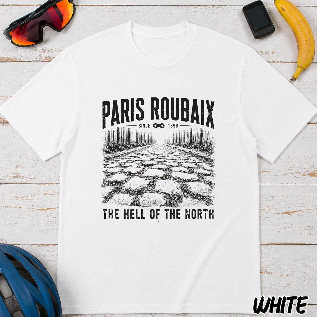 Paris Roubaix T-Shirt β Vintage 'The Hell of the North' Cycling Tee