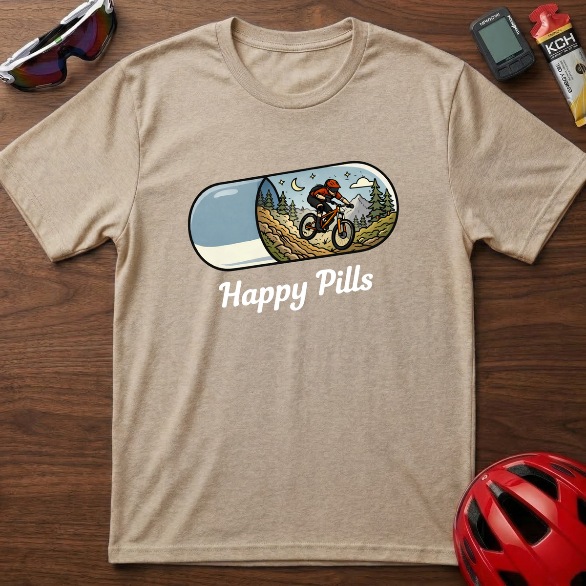 Happy Pills Downhill MTB Cycling T-Shirt