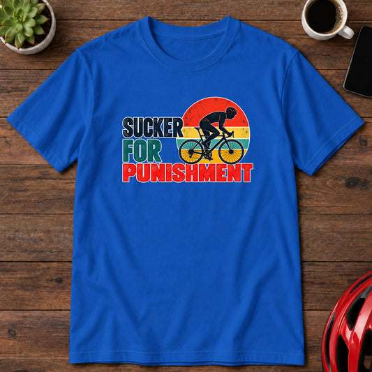 Sucker for Punishment Vintage Cycling T-Shirt(Global)
