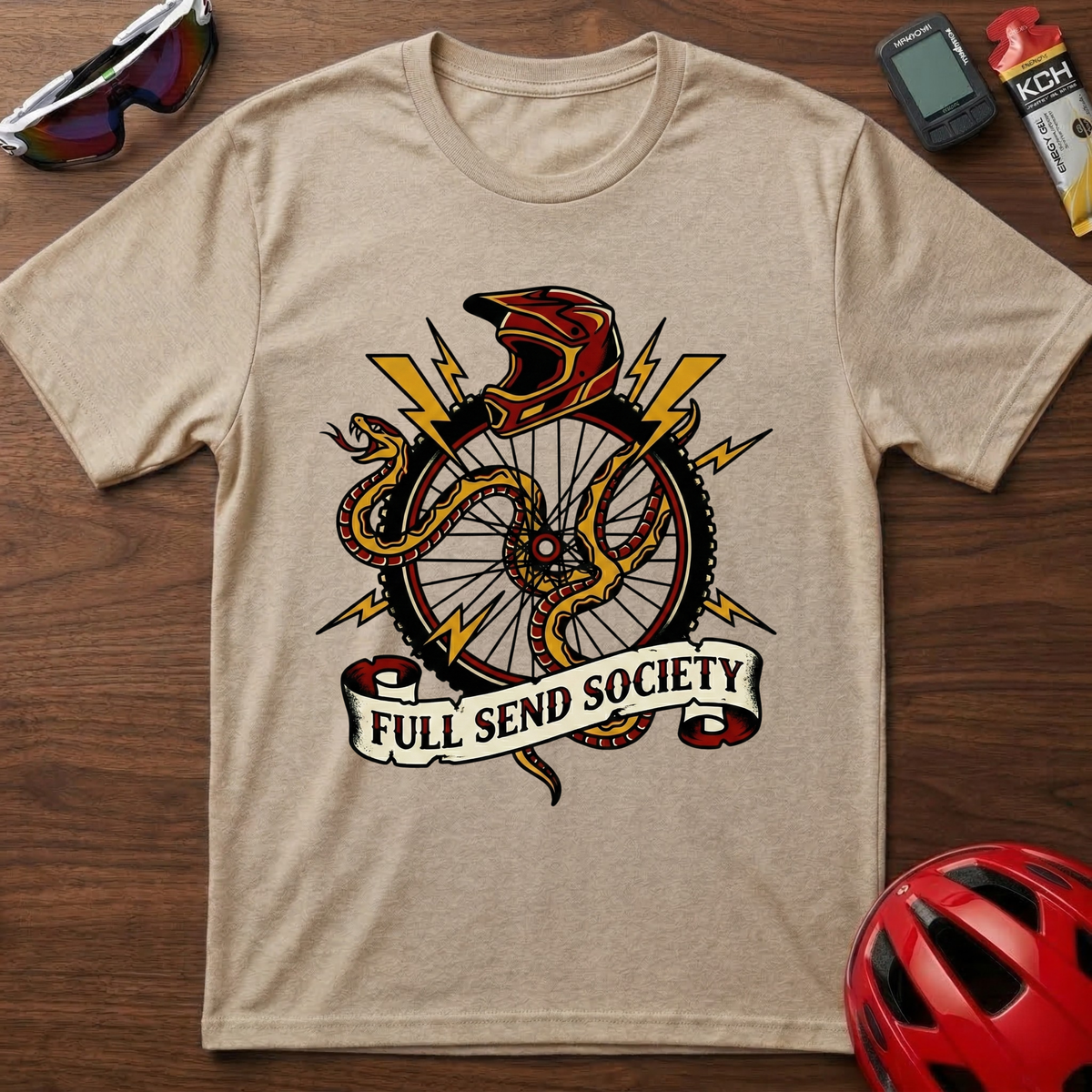 Full Send Society T-Shirt. Downhill MTB T-Shirt
