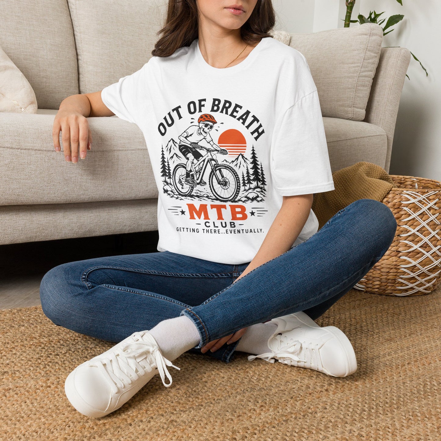 Out of Breath MTB Club T-Shirt β Mountain Biking Tee