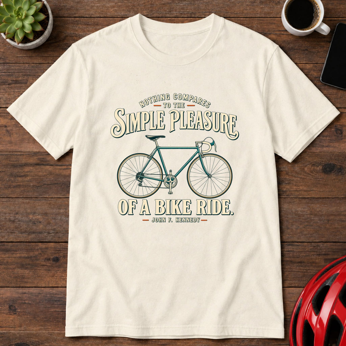 Simple Pleasure Bike Ride T-Shirt(Global)