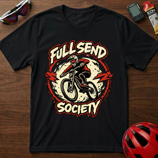 Full Send Society T-Shirt. Downhill MTB T-Shirt