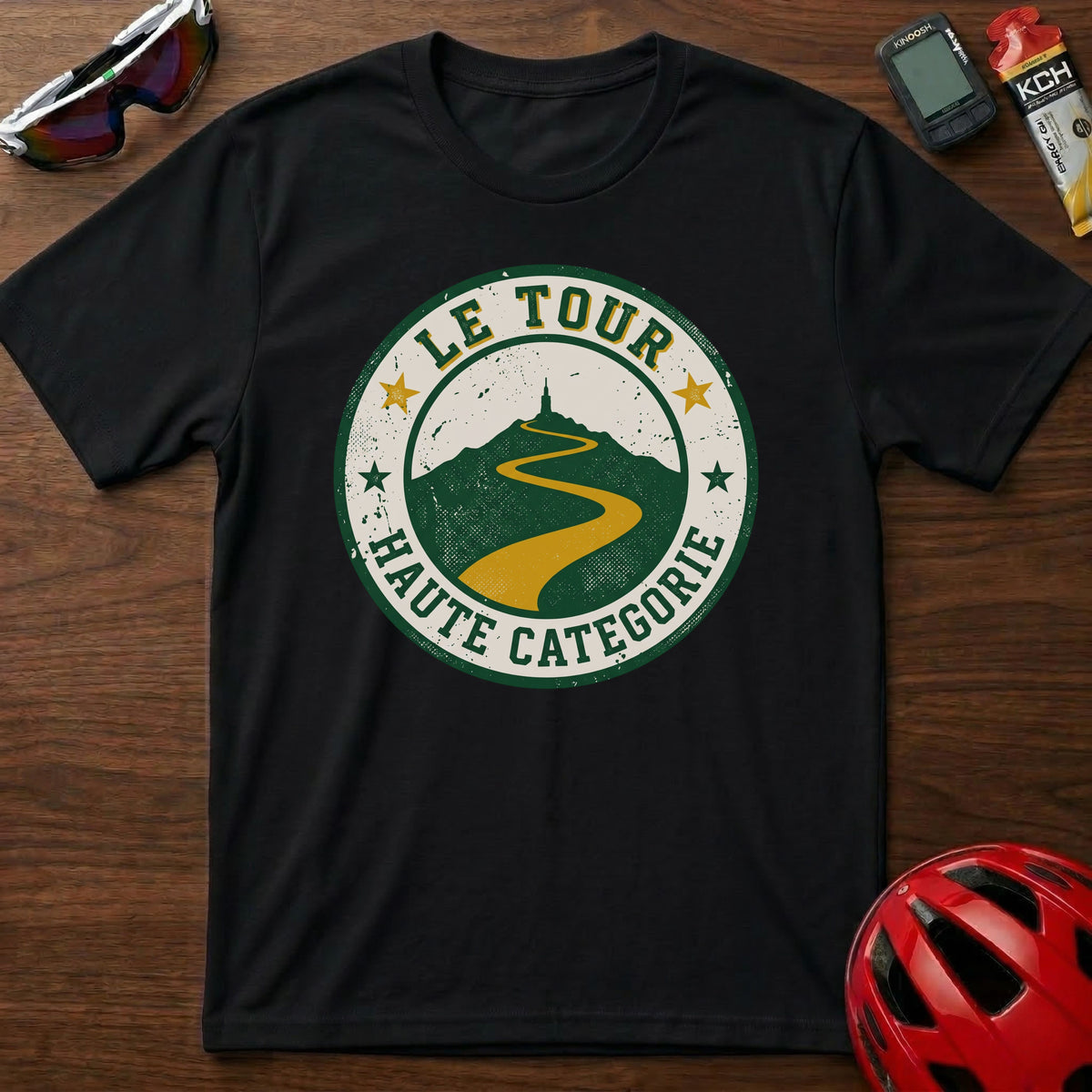 Cycling T-Shirt β "Le Tour Haute Categorie" Retro Badge