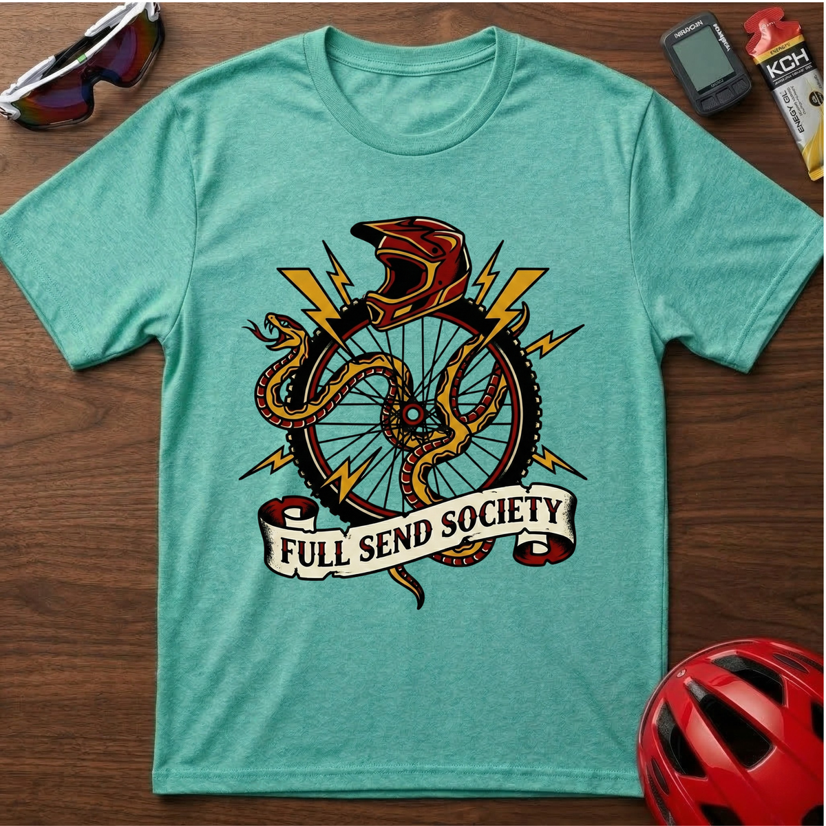 Full Send Society T-Shirt. Downhill MTB T-Shirt