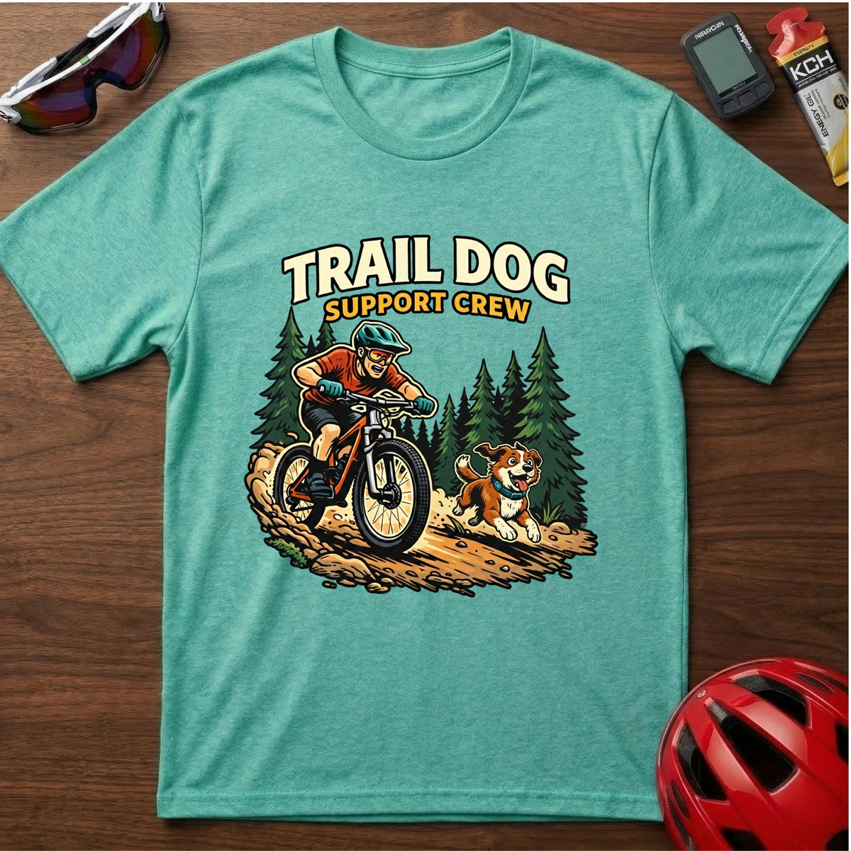 Trail Dog Support Crew Cycling T-Shirt