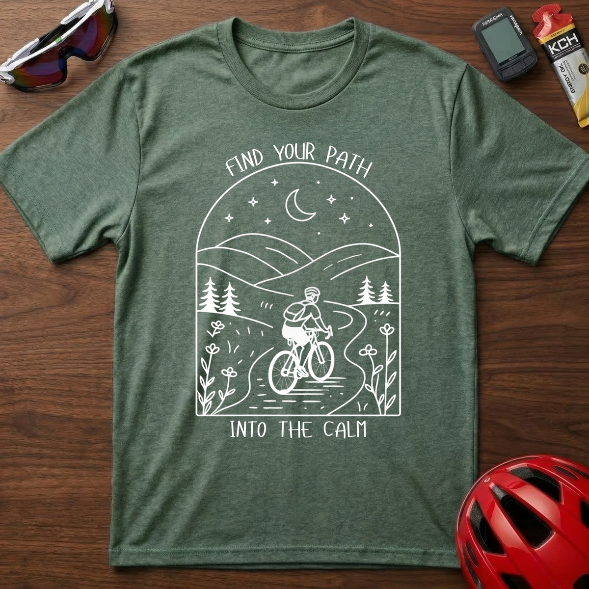 Find Your Path Into The Calm Cycling T-Shirt