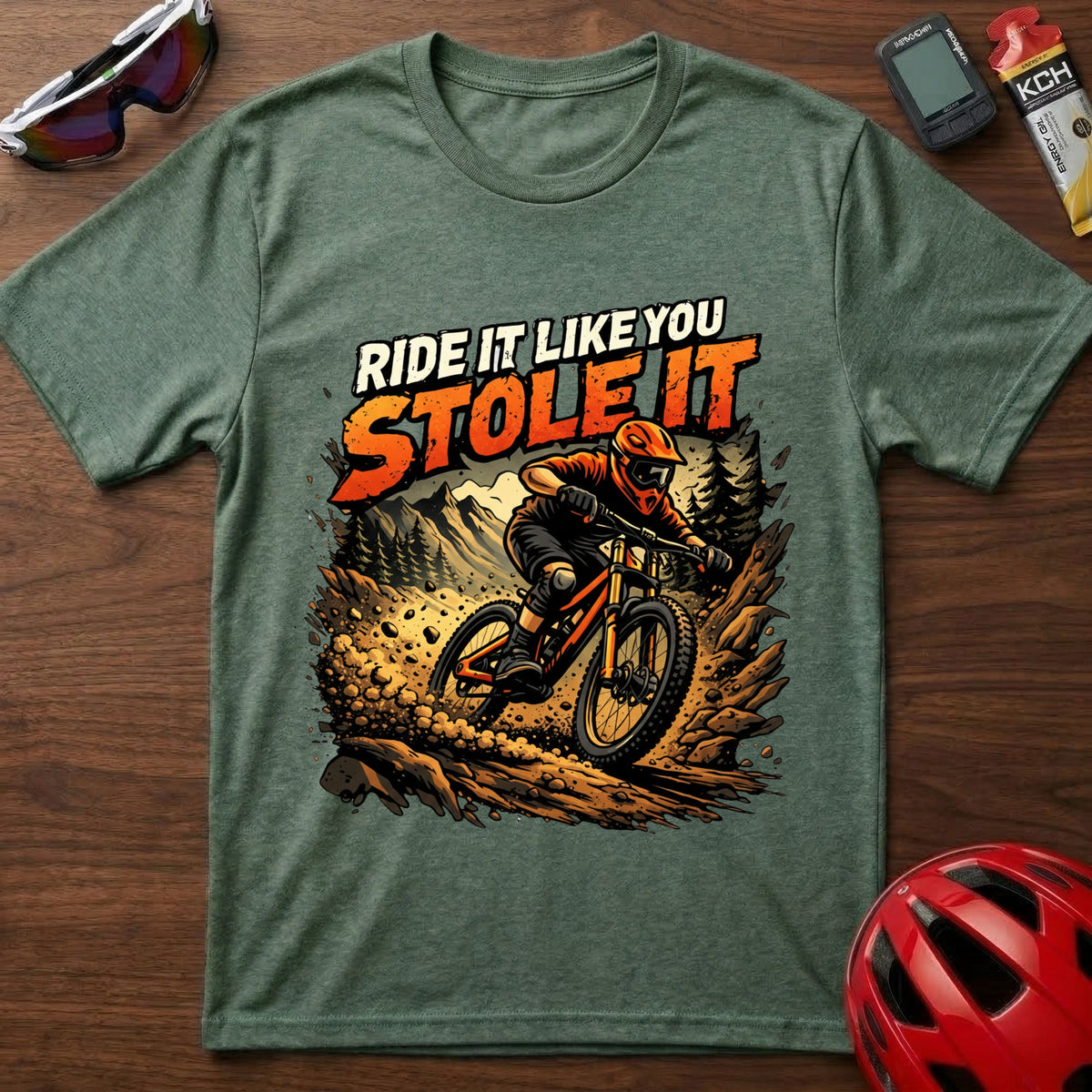 Ride It Like You Stole It Downhill MTB T-Shirt