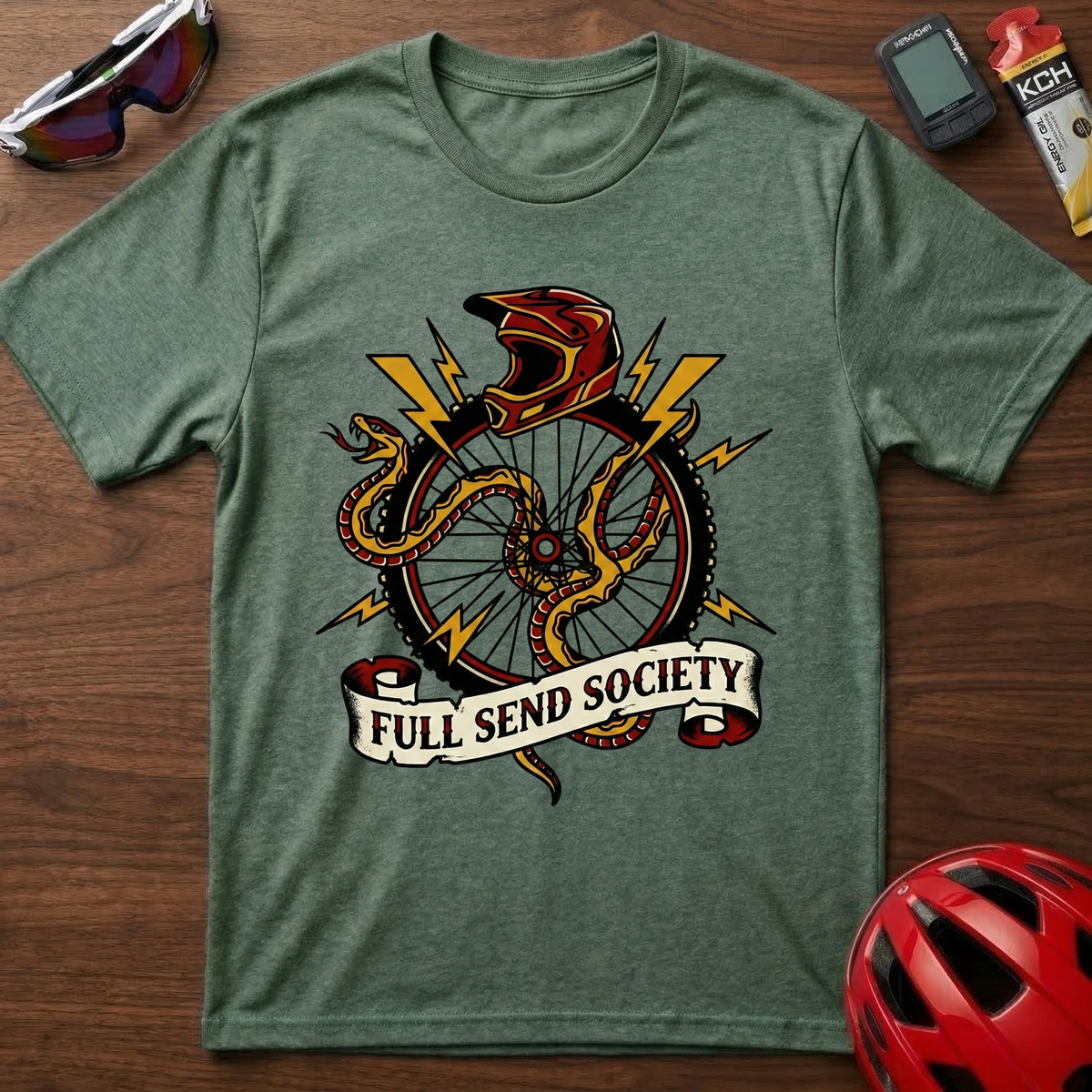 Full Send Society T-Shirt. Downhill MTB T-Shirt