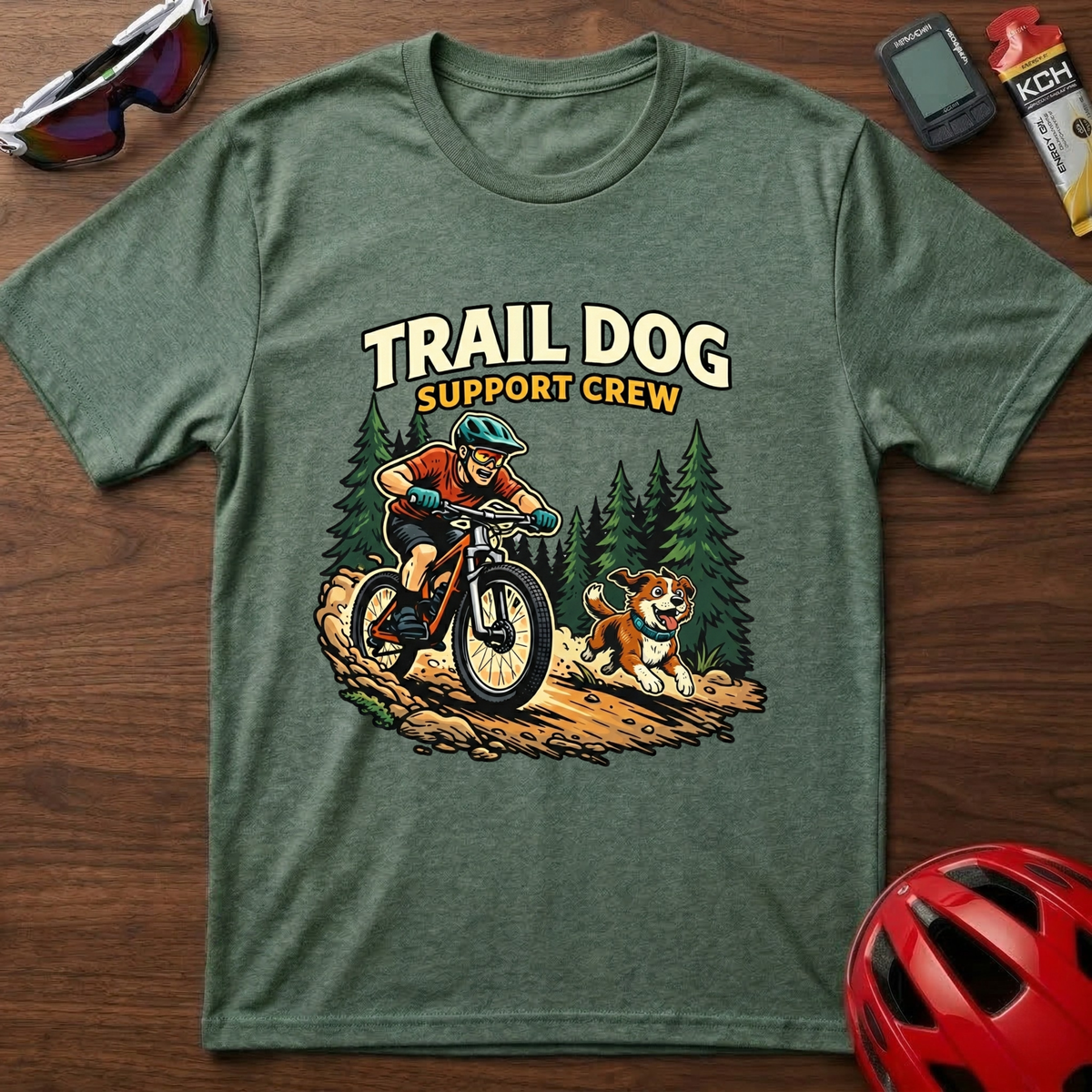 Trail Dog Support Crew Cycling T-Shirt