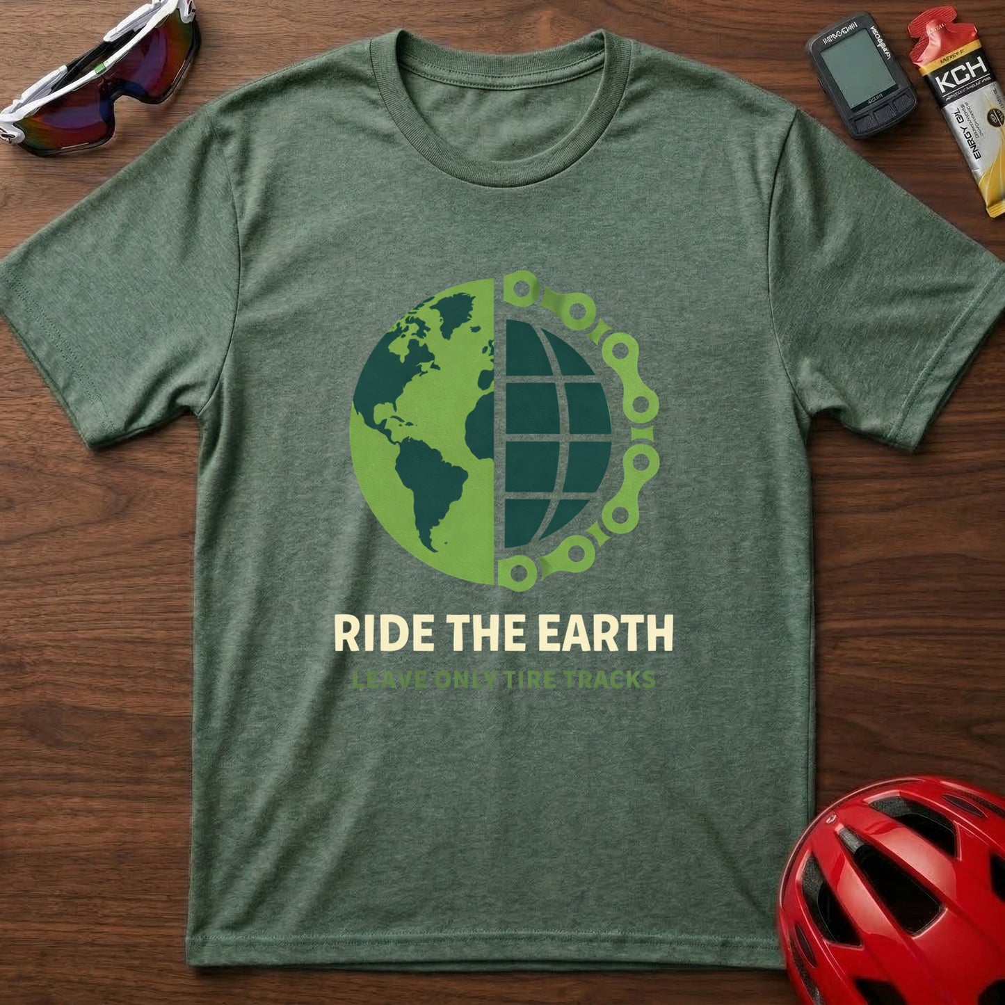 Ride The Earth Cycling T-Shirt