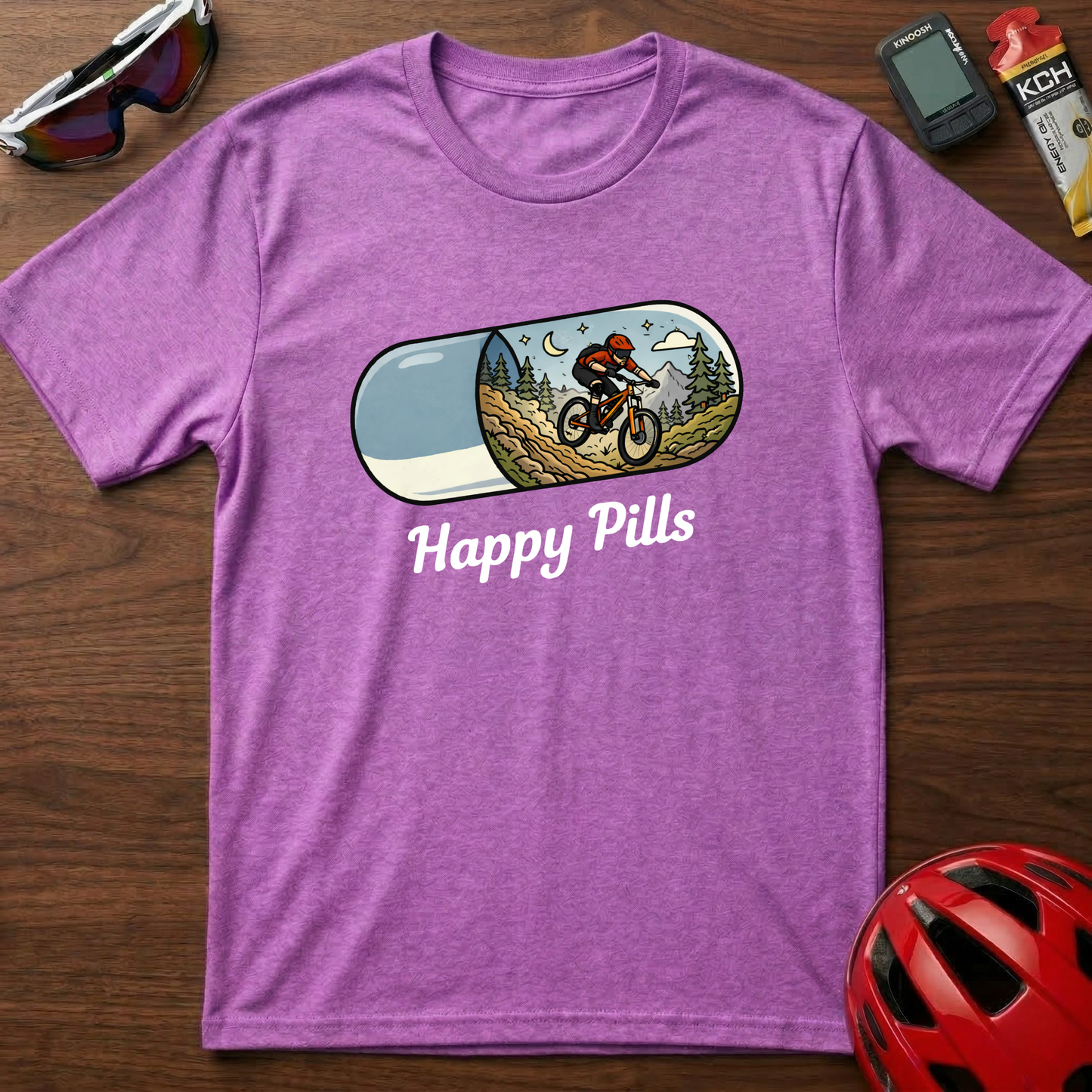 Happy Pills Downhill MTB Cycling T-Shirt