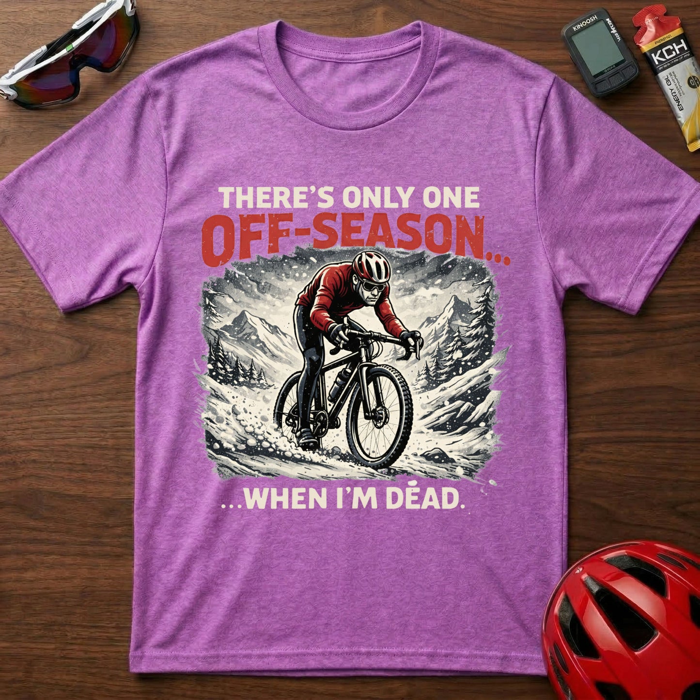 There's only one season Gravel Cycling T-Shirt