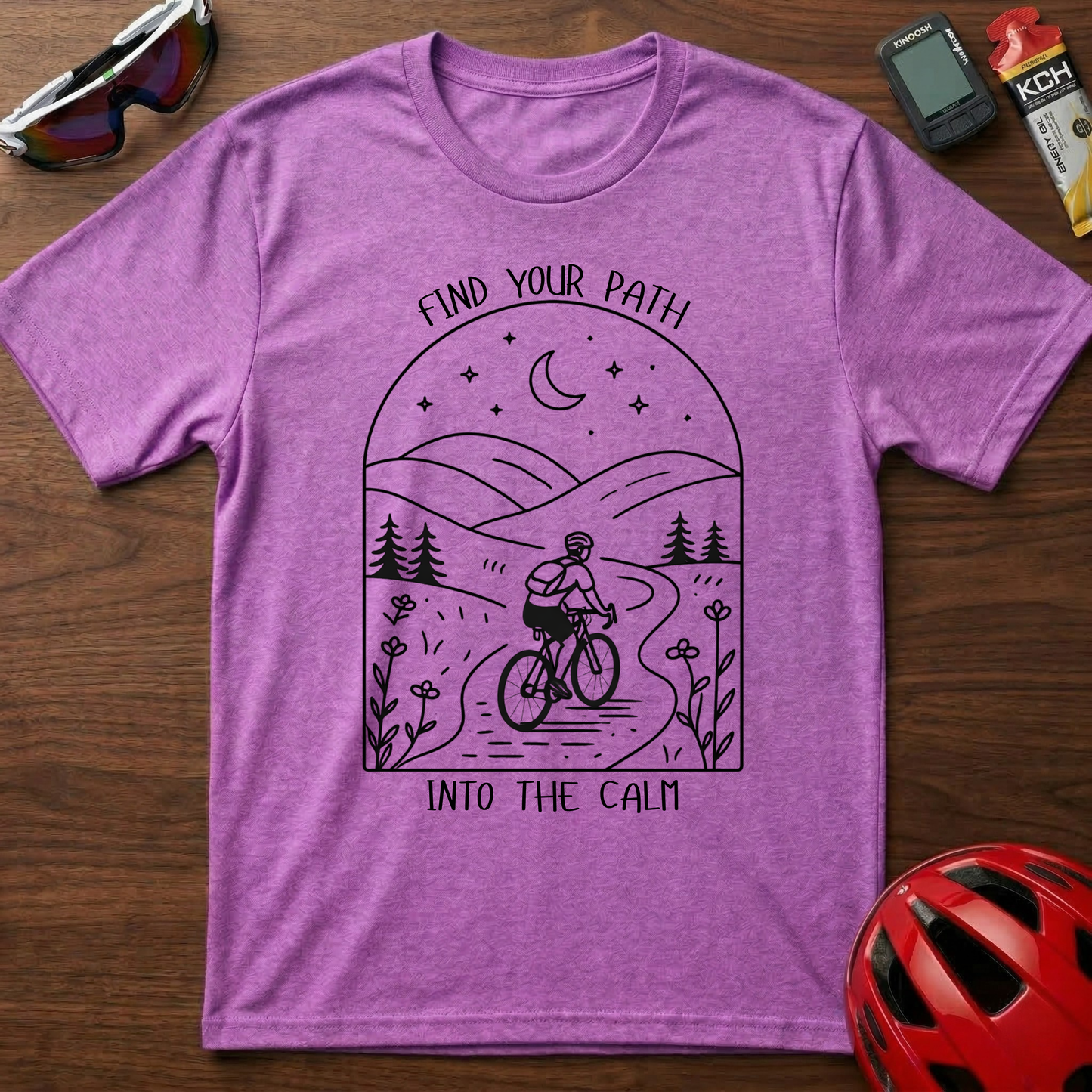 Find Your Path Into The Calm Cycling T-Shirt