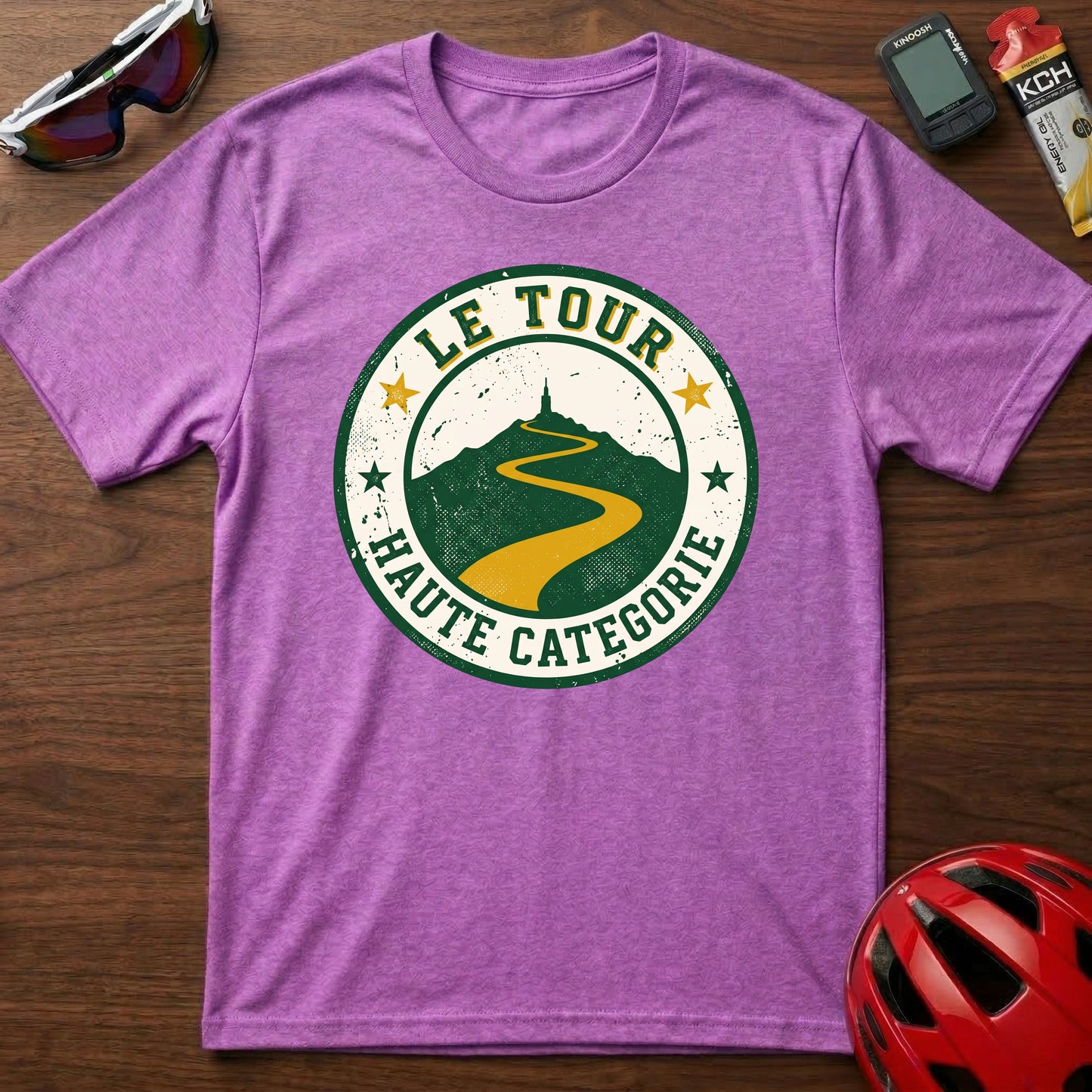 Cycling T-Shirt β "Le Tour Haute Categorie" Retro Badge