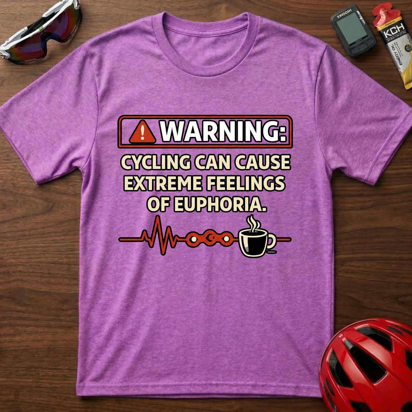 WARNING: Cycling T-Shirt