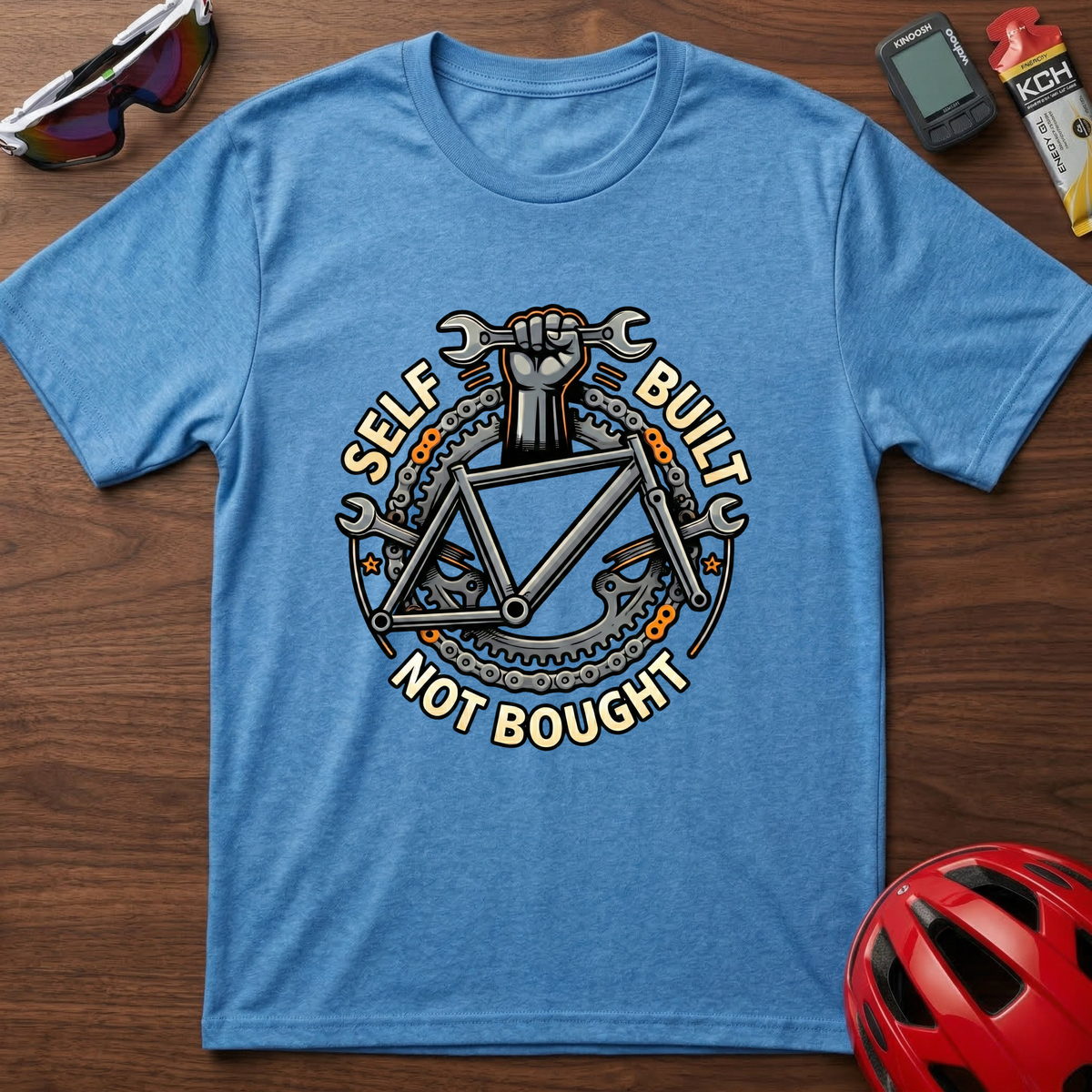 Self Built Not Bought Cycling T-Shirt