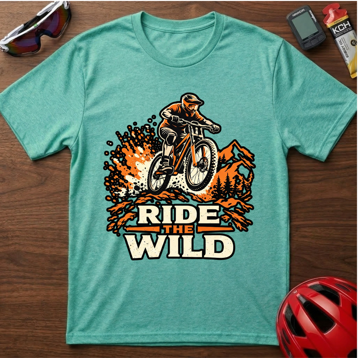 Ride The Wild Downhill MTB Cycling T-Shirt