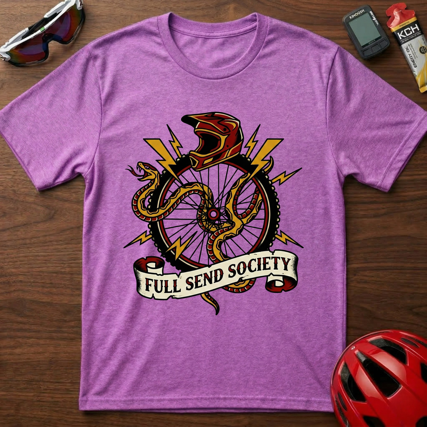 Full Send Society T-Shirt. Downhill MTB T-Shirt