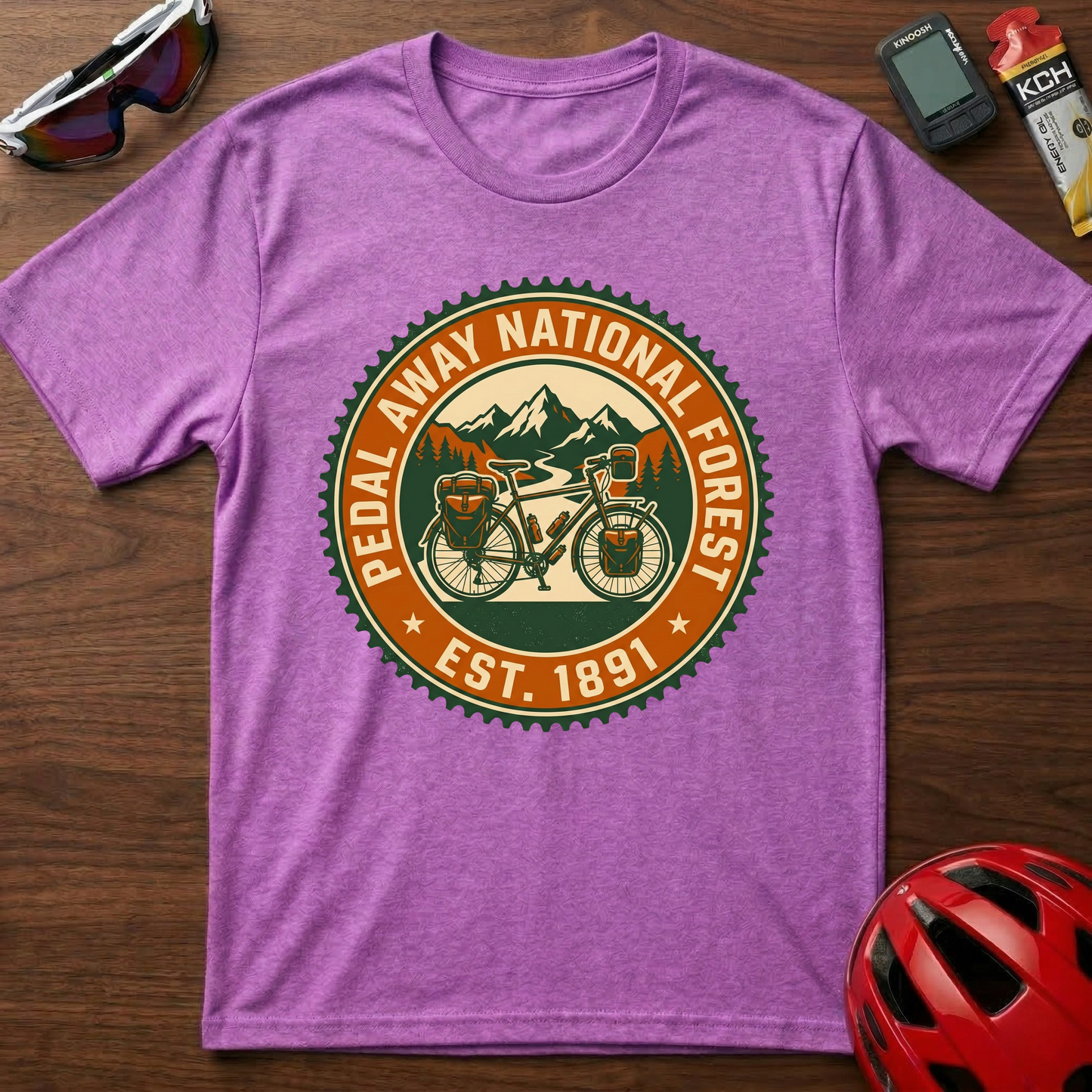 Bike Camping Bike Packing T‑Shirt