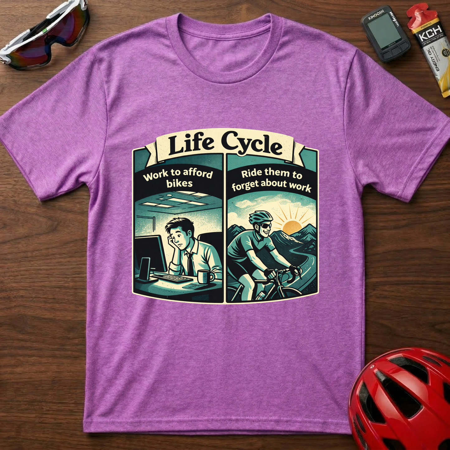 Life Cycle Cycling T-Shirt
