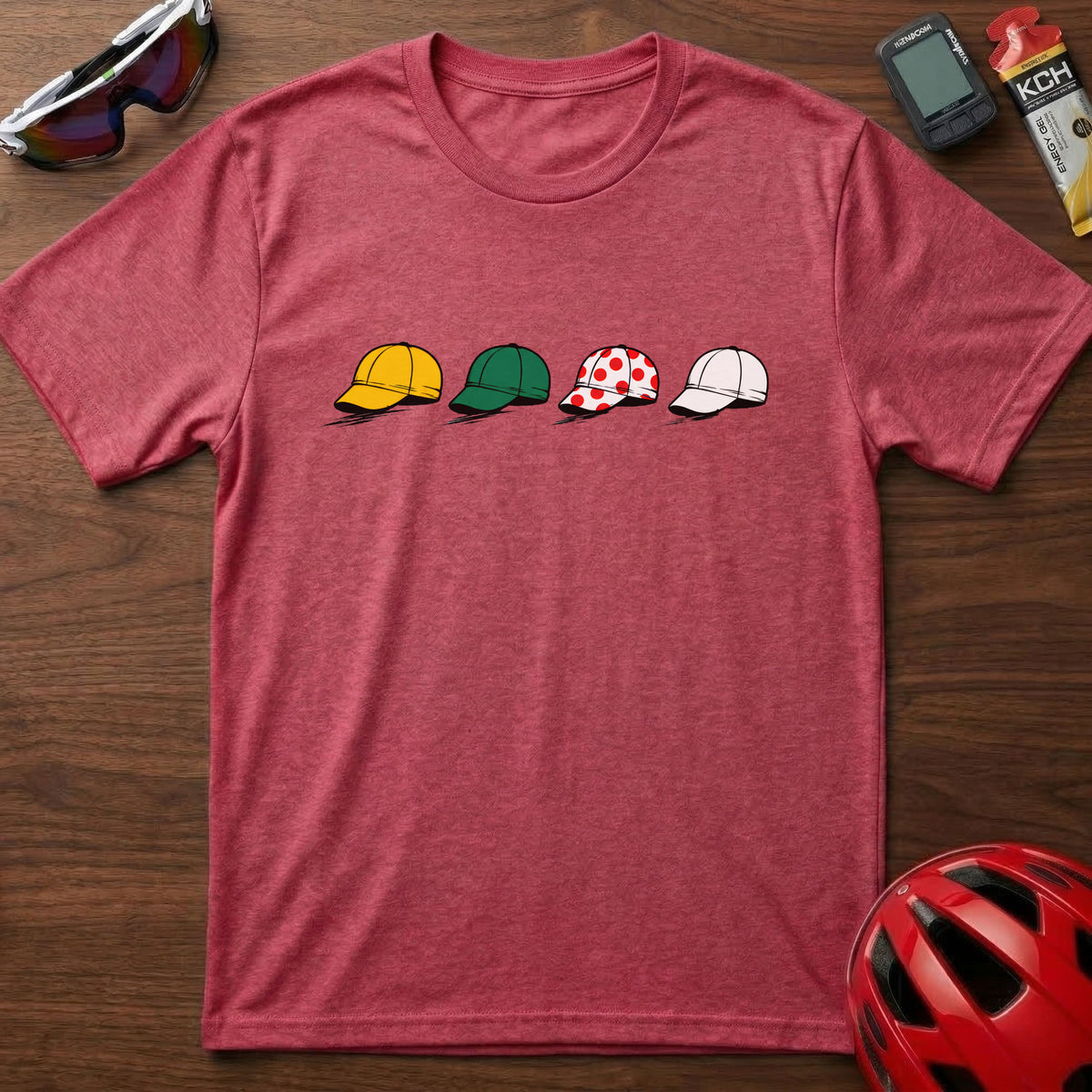 Tour de France Cycling Caps T-Shirt