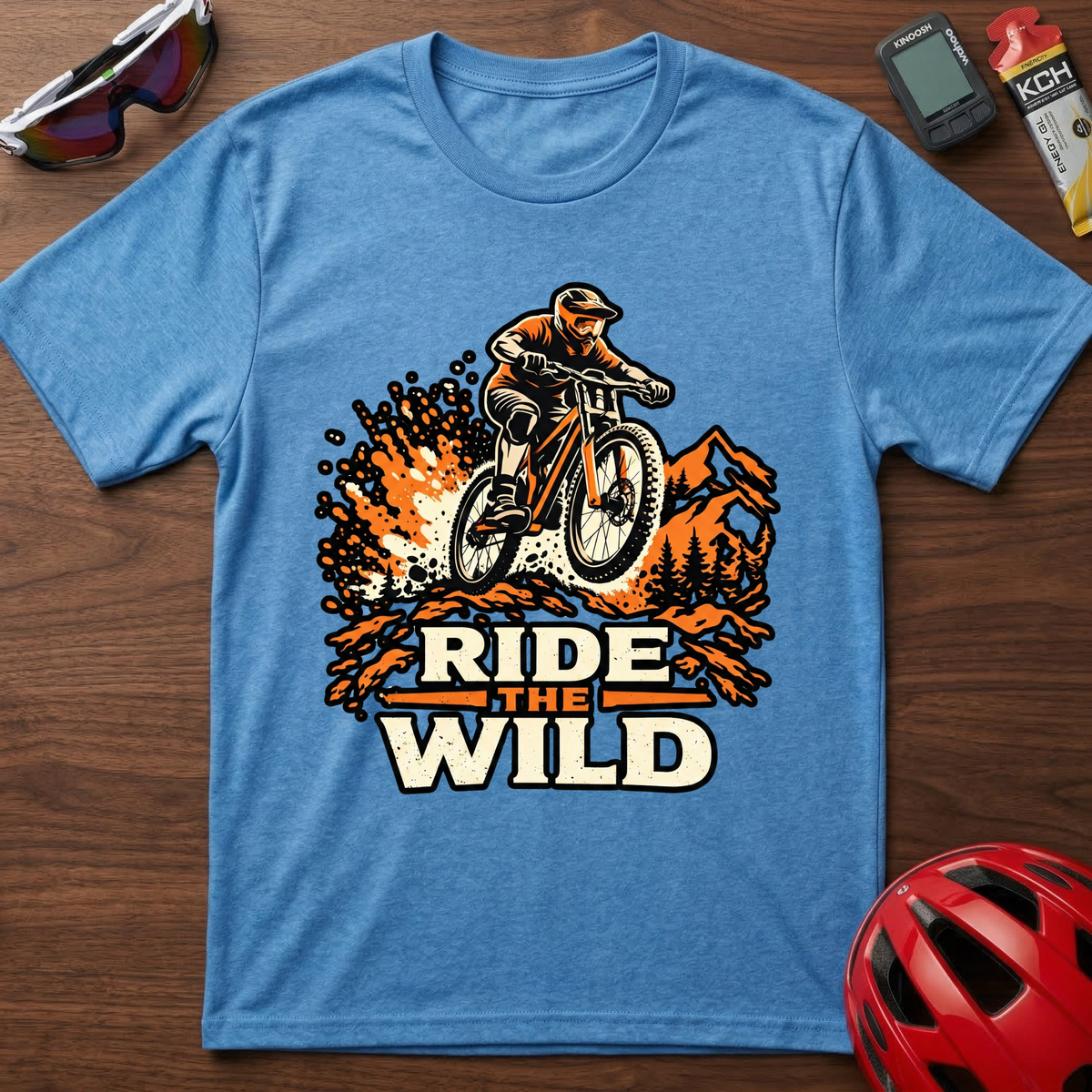 Ride The Wild Downhill MTB Cycling T-Shirt
