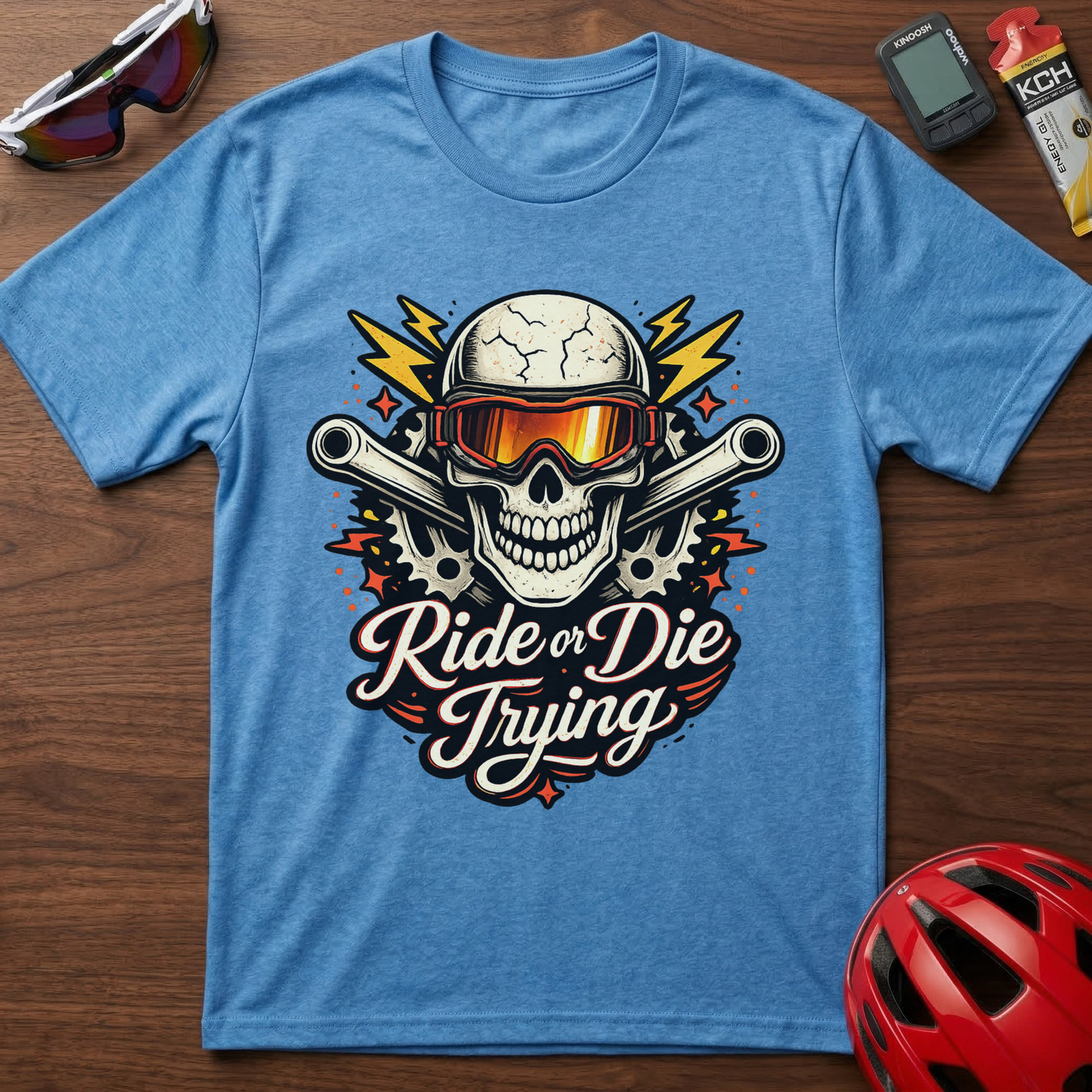 Ride Or Die Trying Downhill MTB Cycling T-Shirt