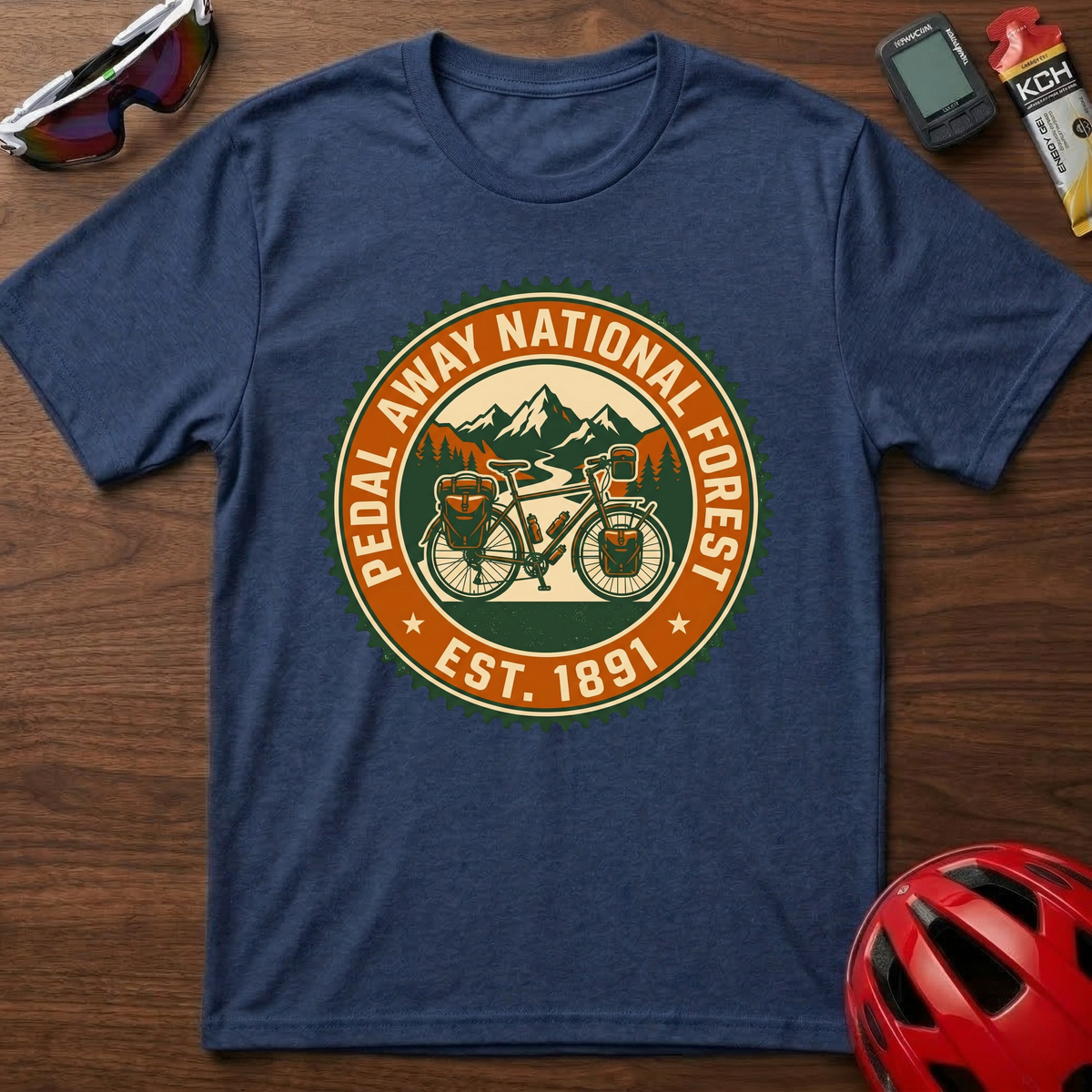 Bike Camping Bike Packing T‑Shirt