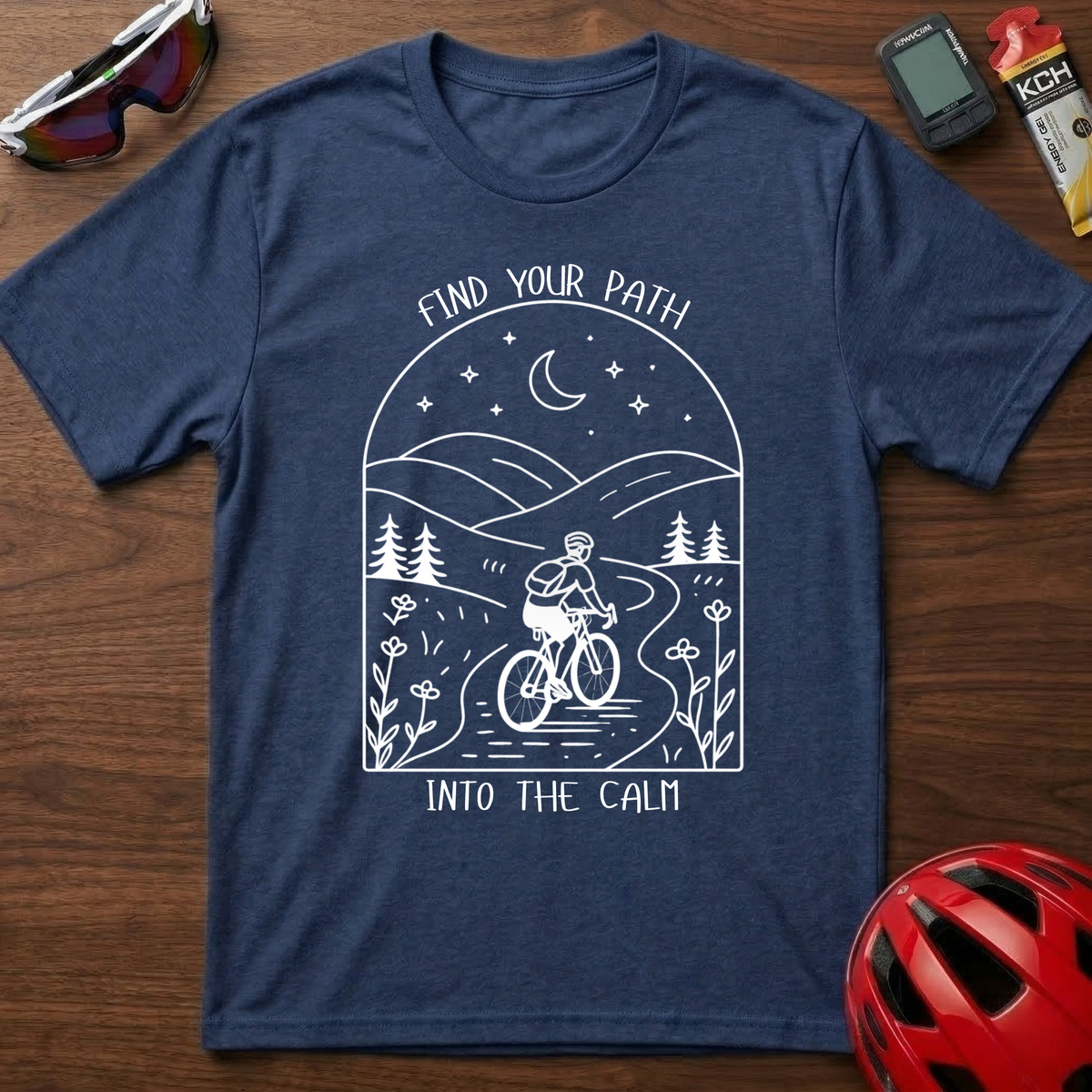Find Your Path Into The Calm Cycling T-Shirt